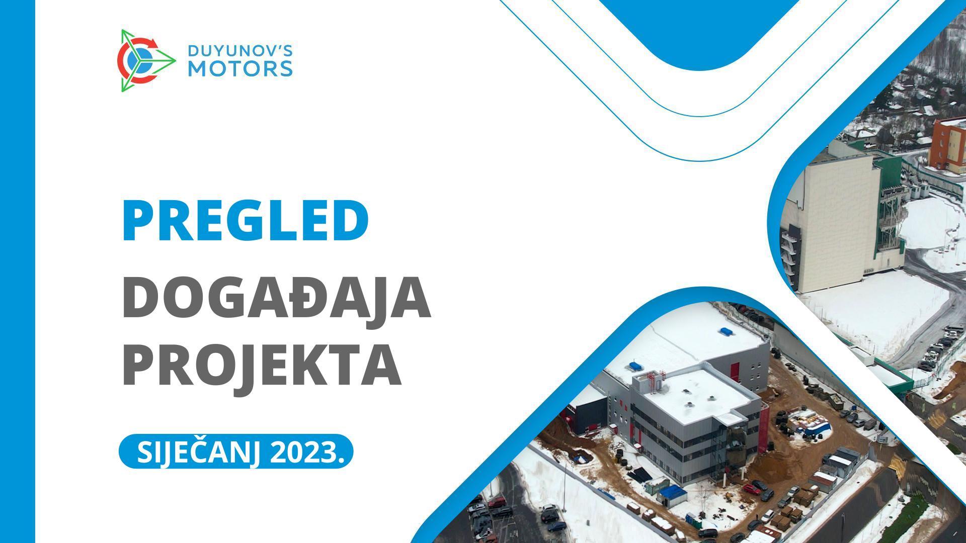 Ključni događaji projekta: pregled siječnja