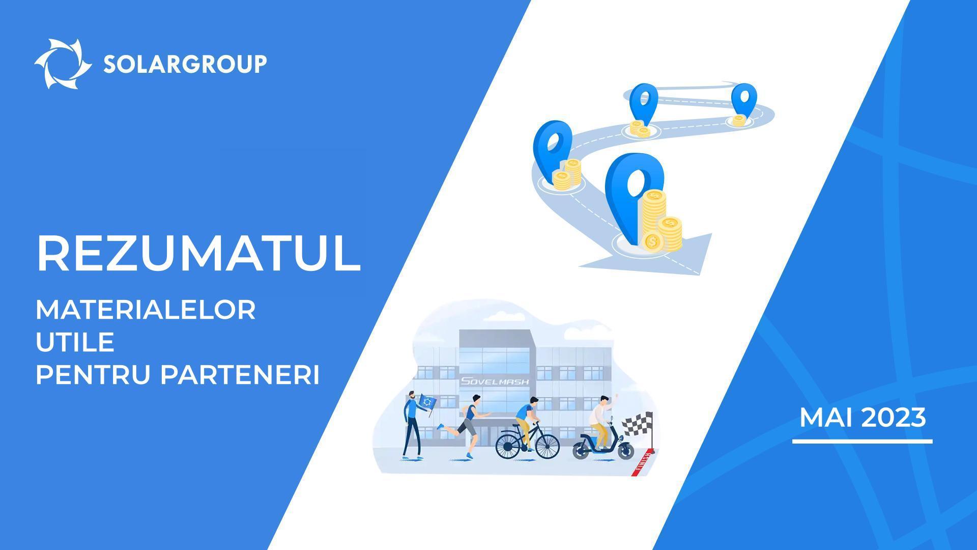 Principalele articole din luna mai | Rezumatul materialelor utile pentru parteneri