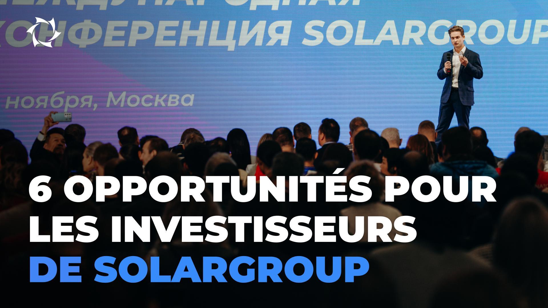 SOLARGROUP: nous rendons les investissements dans de grandes entreprises accessibles