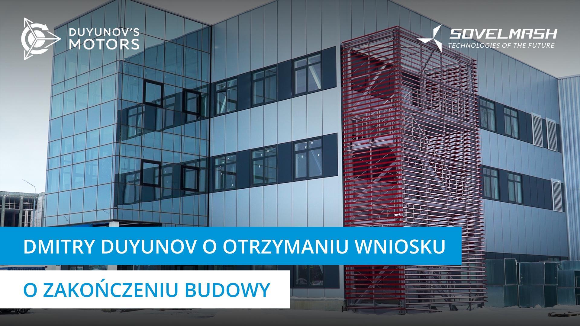 Jak Sovelmash przygotowuje się do otrzymania Wniosku o zakończeniu budowy