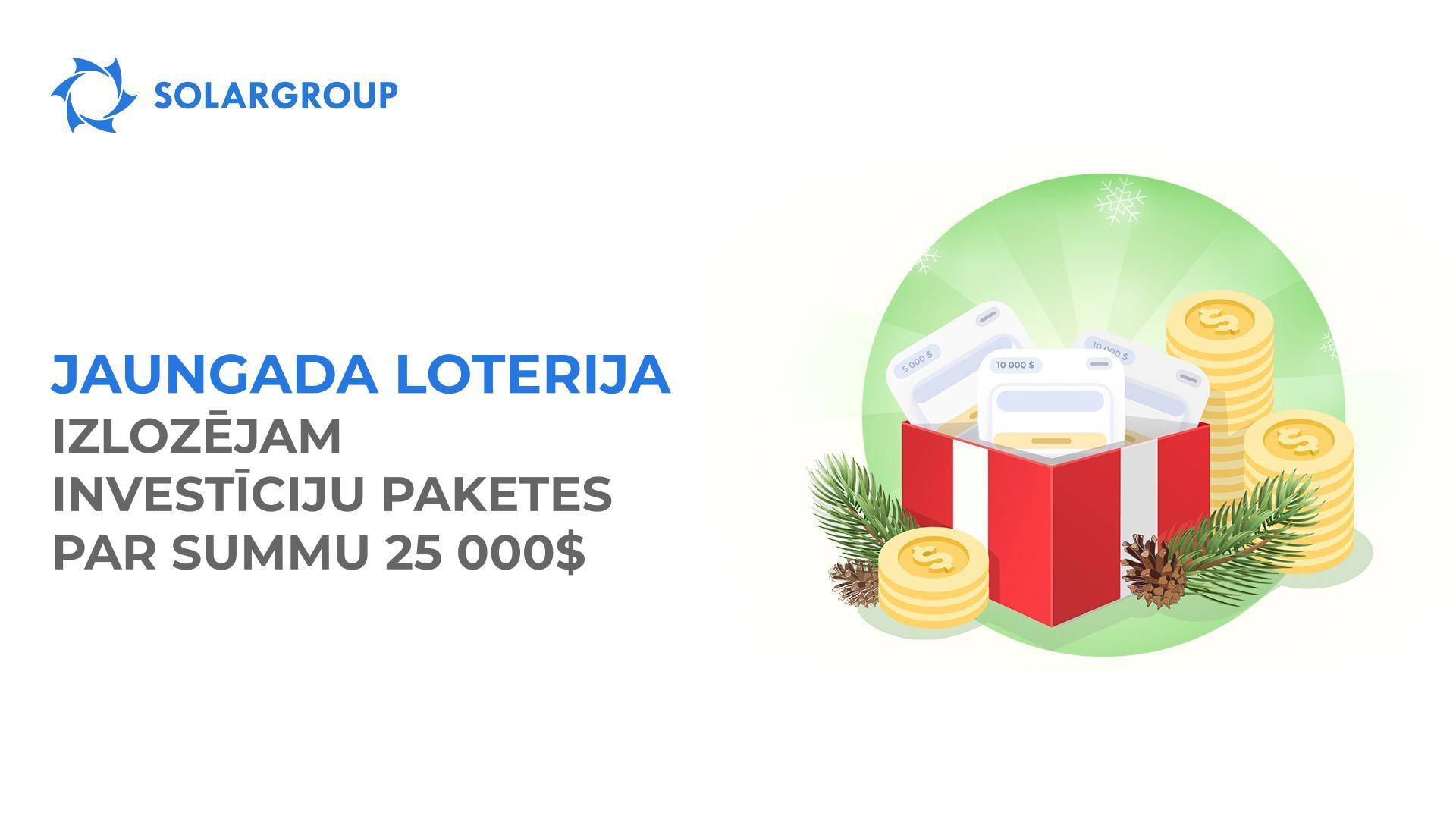 Vinnējiet investīciju paketi ar nominālu līdz 15 000$