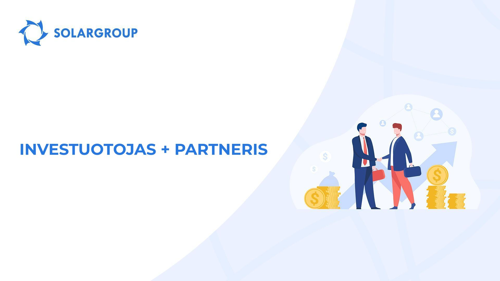 Investuotojas + partneris