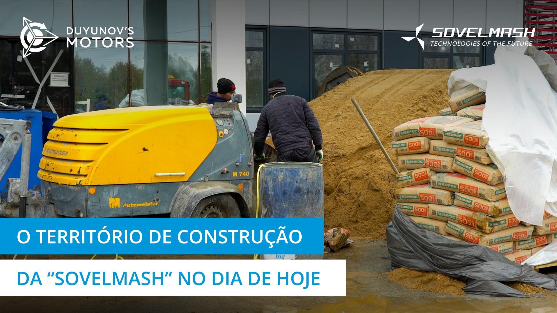 A "Sovelmash" no dia de hoje: trabalhos de acabamentos de interiores e no exterior