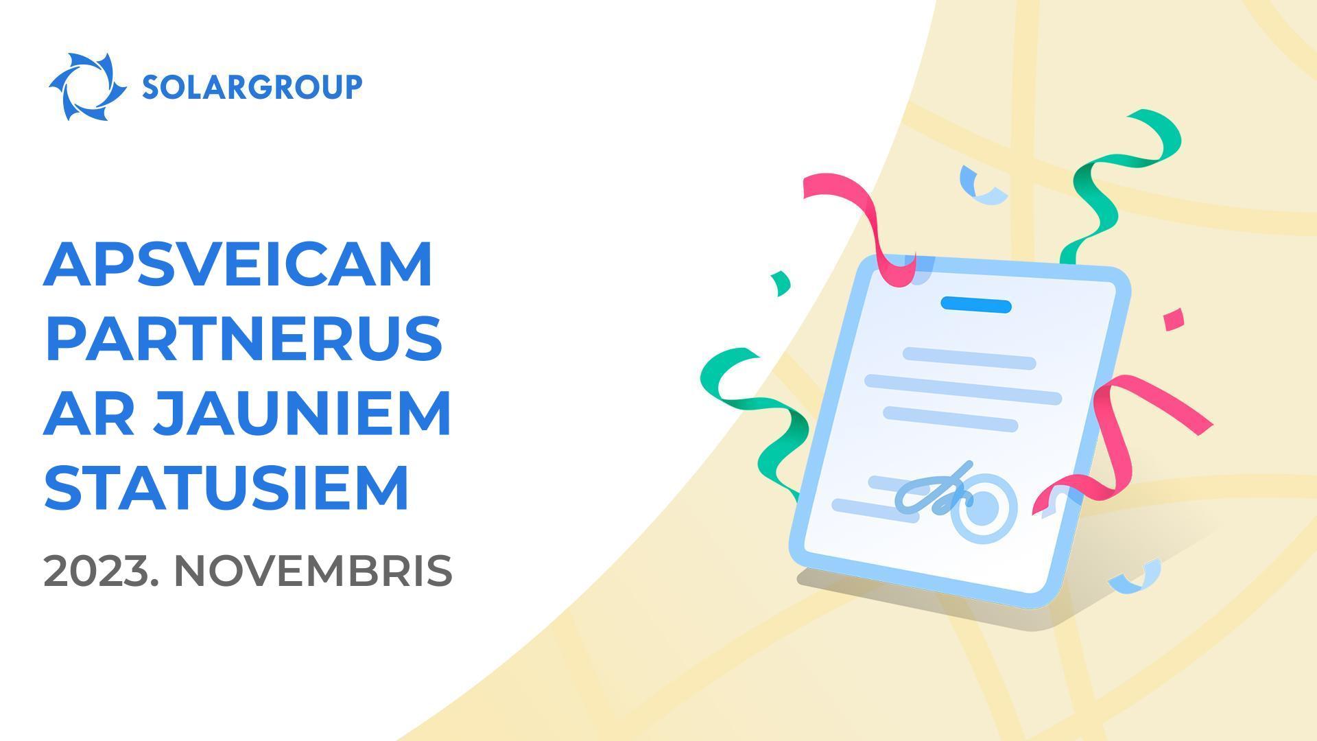 Sveicam partnerus jaunos statusos!