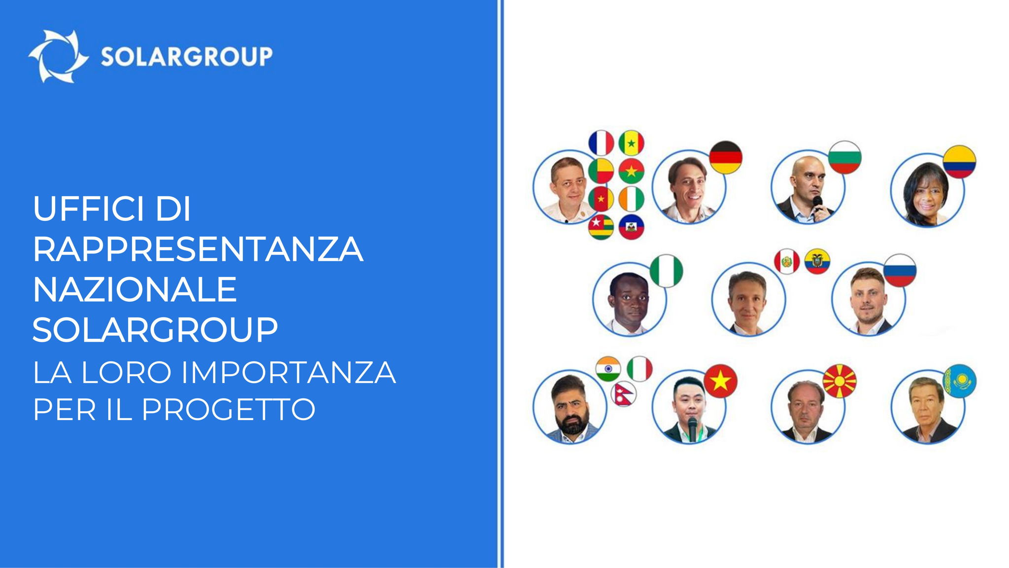Uffici di rappresentanza nazionale SOLARGROUP: la loro importanza per il progetto