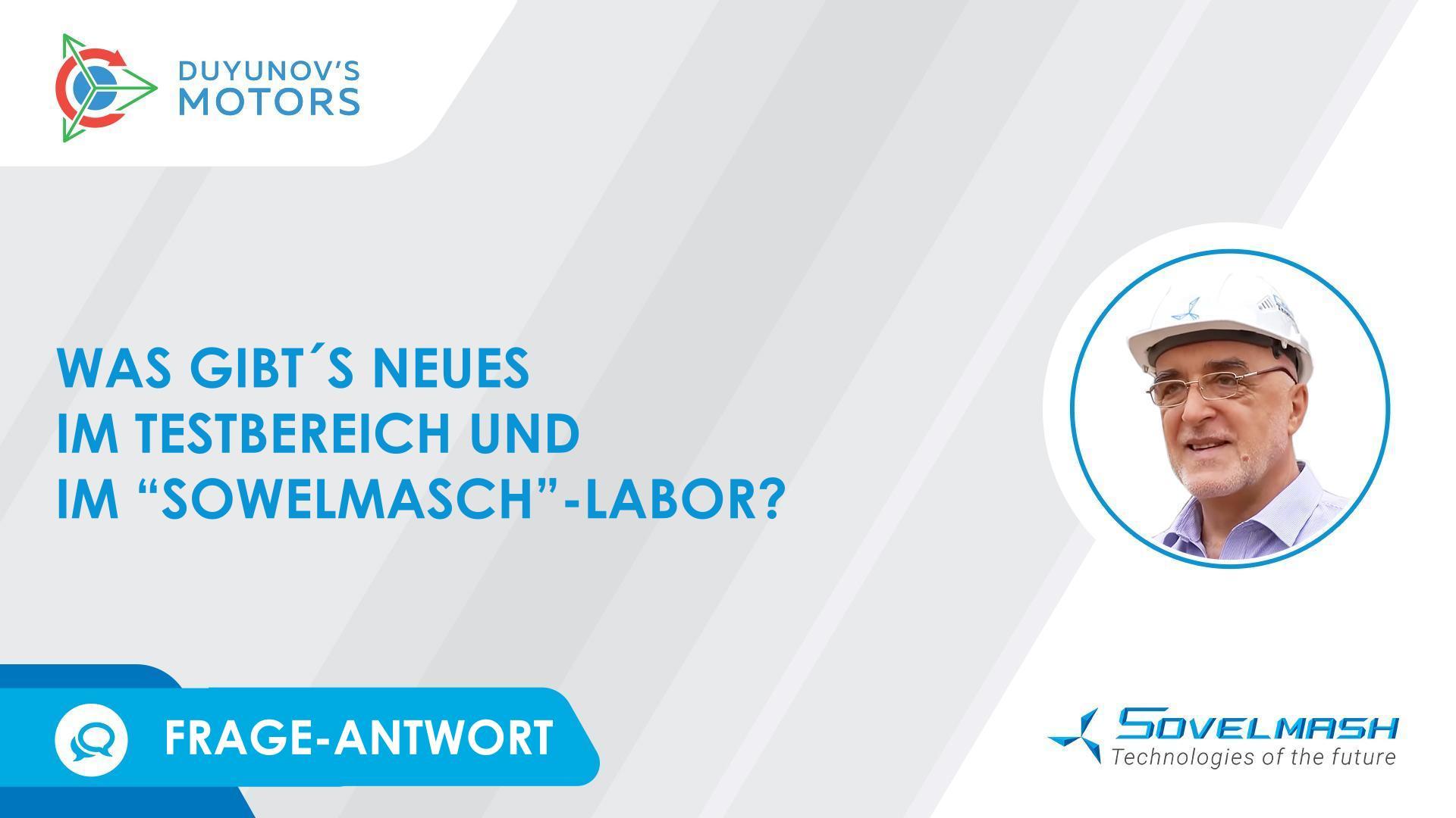 Arbeiten am Radnabenmotor und am Winkelschleifer: Was gibt´s Neues im Testbereich und im "Sowelmasch"-Labor?
