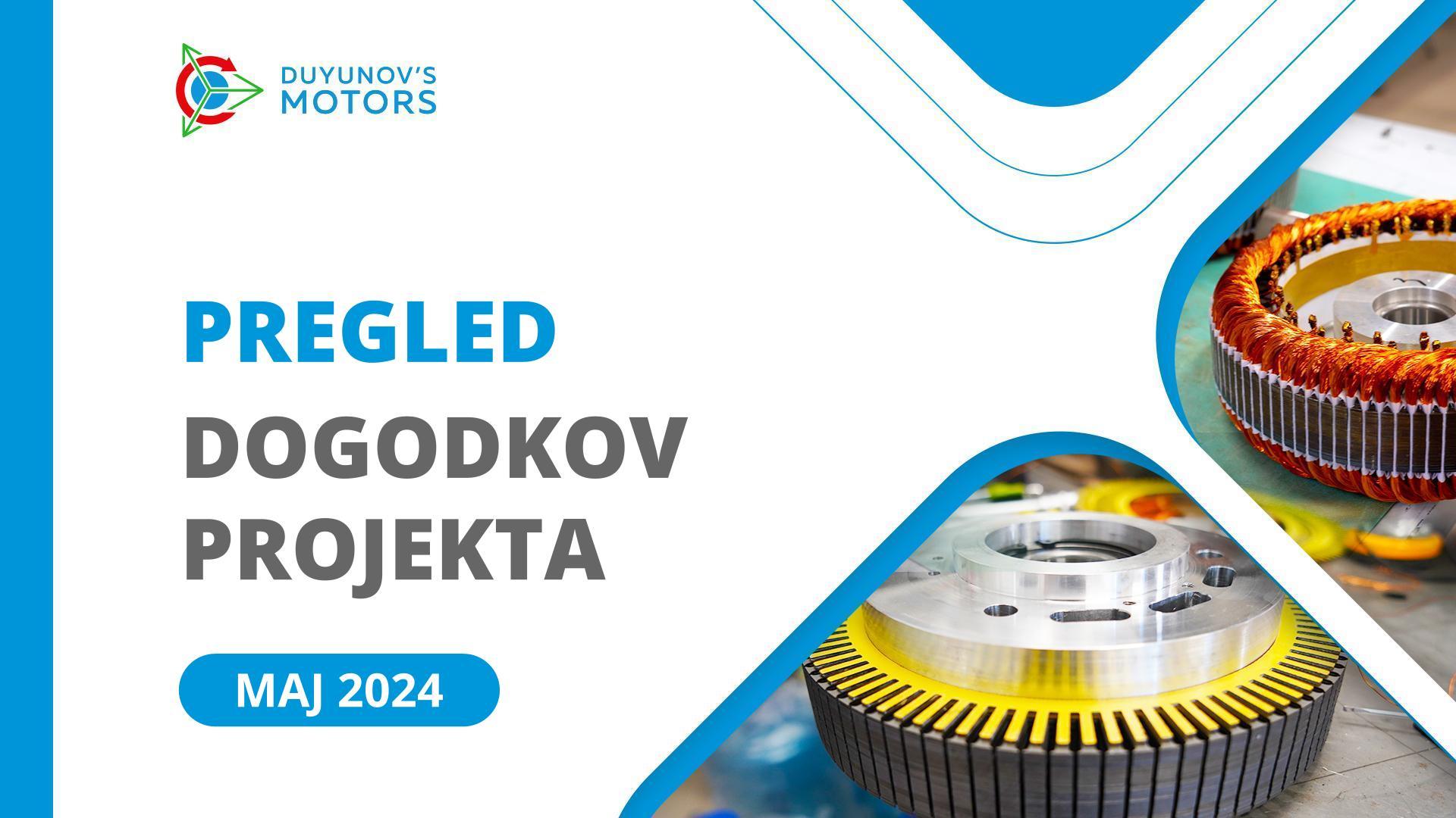 Ključni dogodki projekta v maju