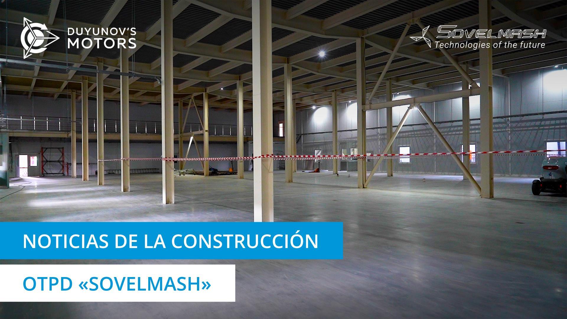 Vertido de la solera del piso de la OTPD "Sovelmash"