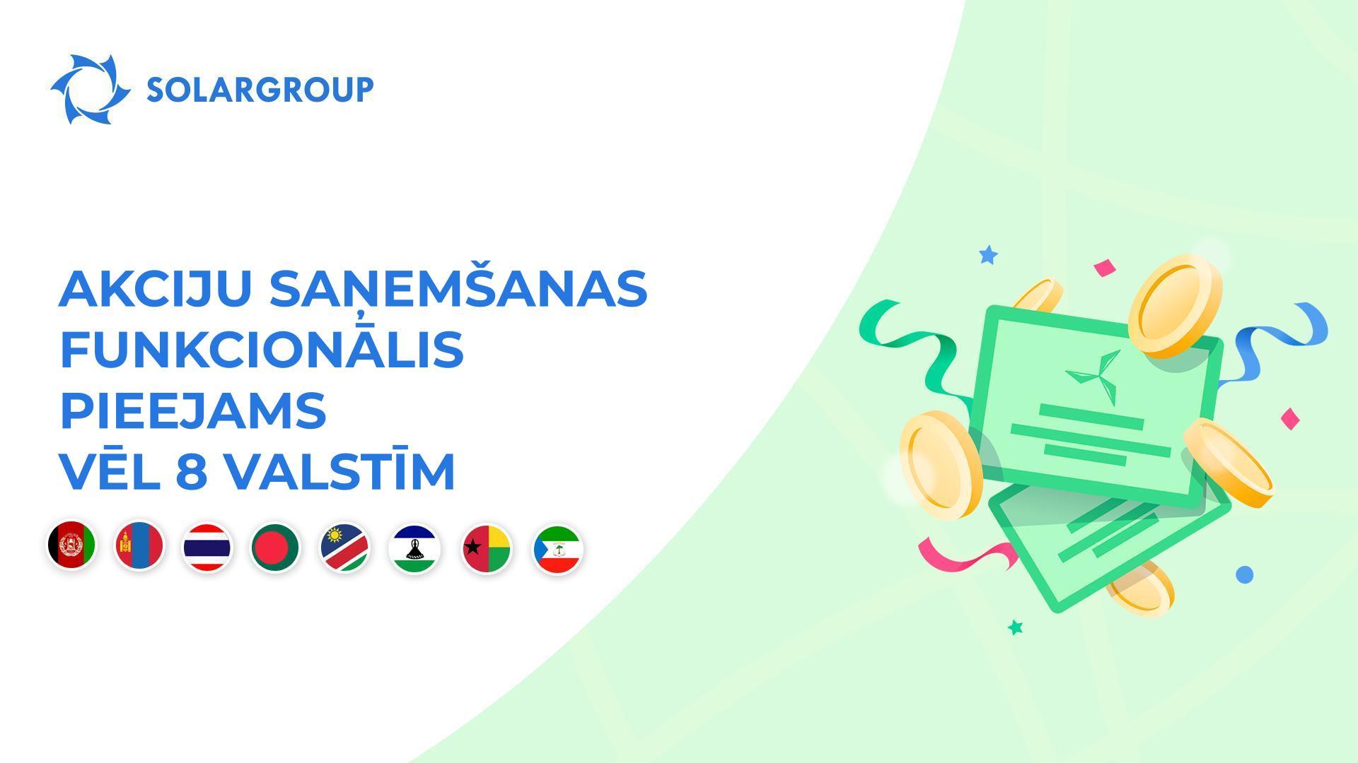 Atveram funkcionālu valstīs: Afganistāna, Mongolija, Taizeme, Bangladeša, Namībija, Lesoto, Gvineja-Bisava, Ekvatoriālā Gvineja