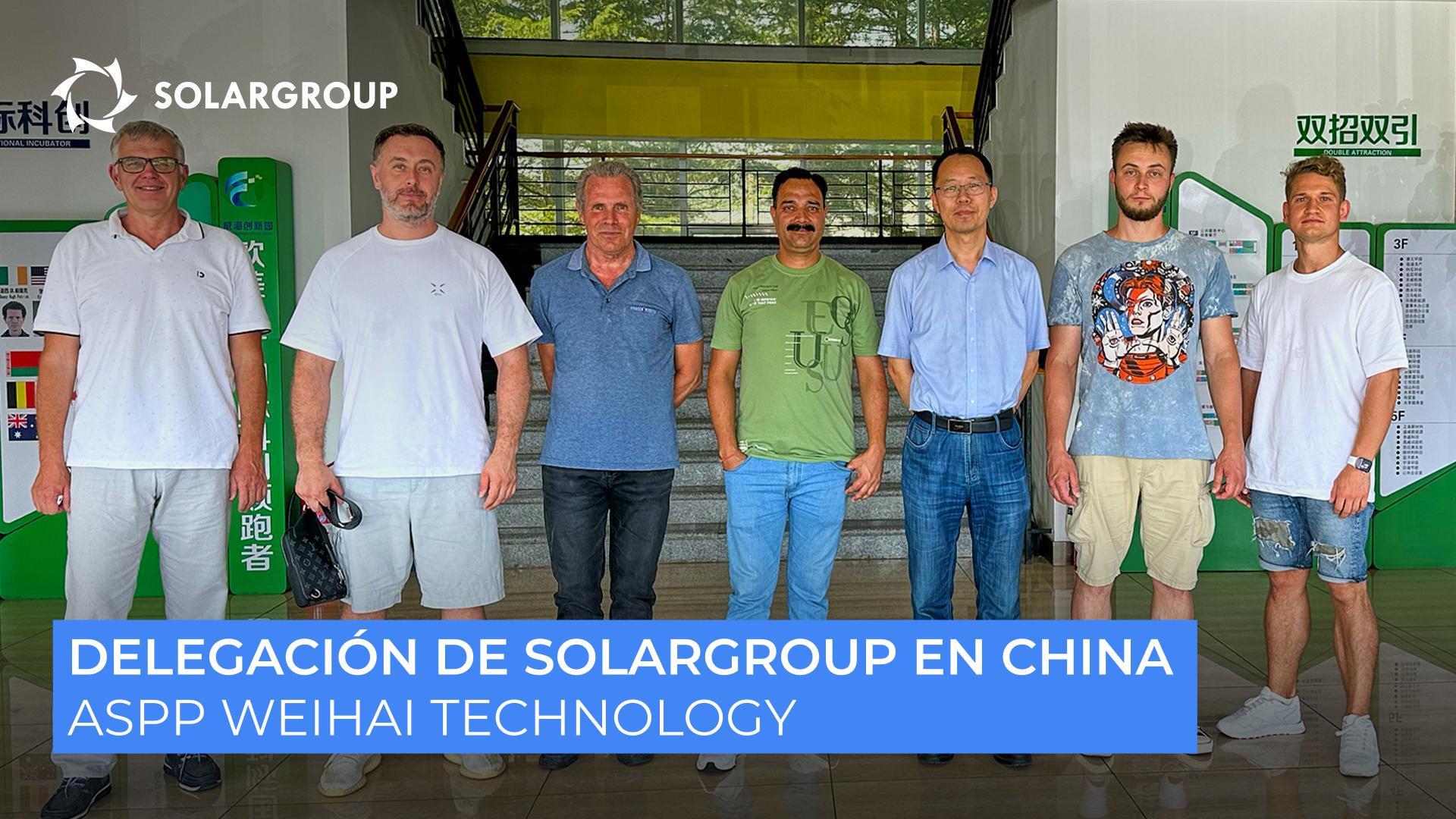SOLARGROUP en China | Día 3 | De visita en la empresa ASPP Weihai