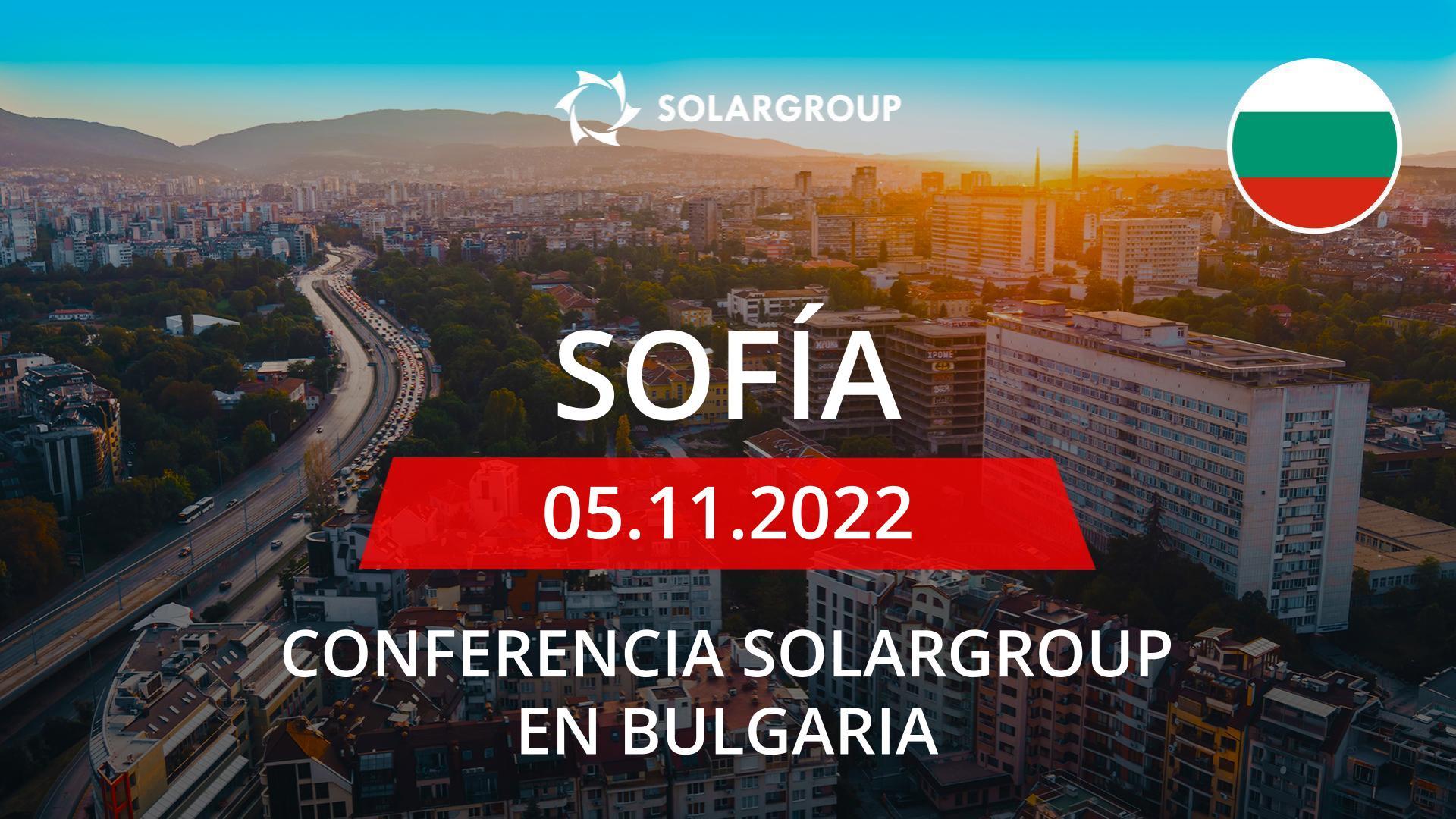 Conferencia de SOLARGROUP en Bulgaria | 5 de noviembre, Sofía