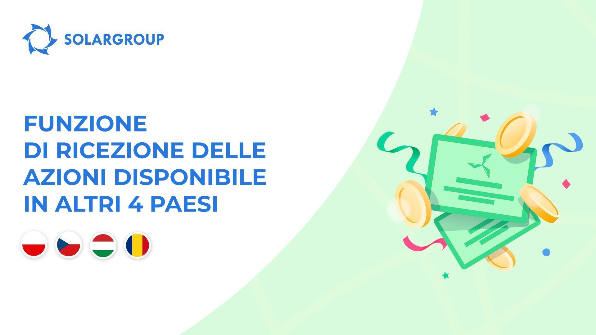 Lancio della funzionalità nei seguenti paesi: Polonia, Cechia, Ungheria, Romania