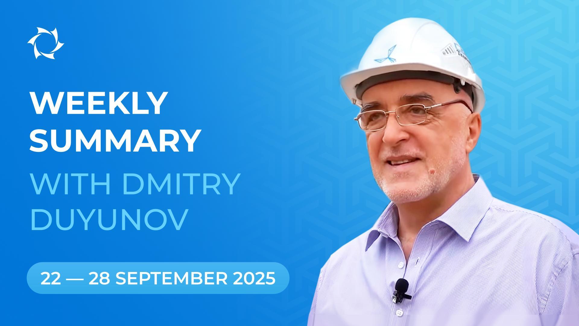 Weekly summary for the Duyunov Motors project