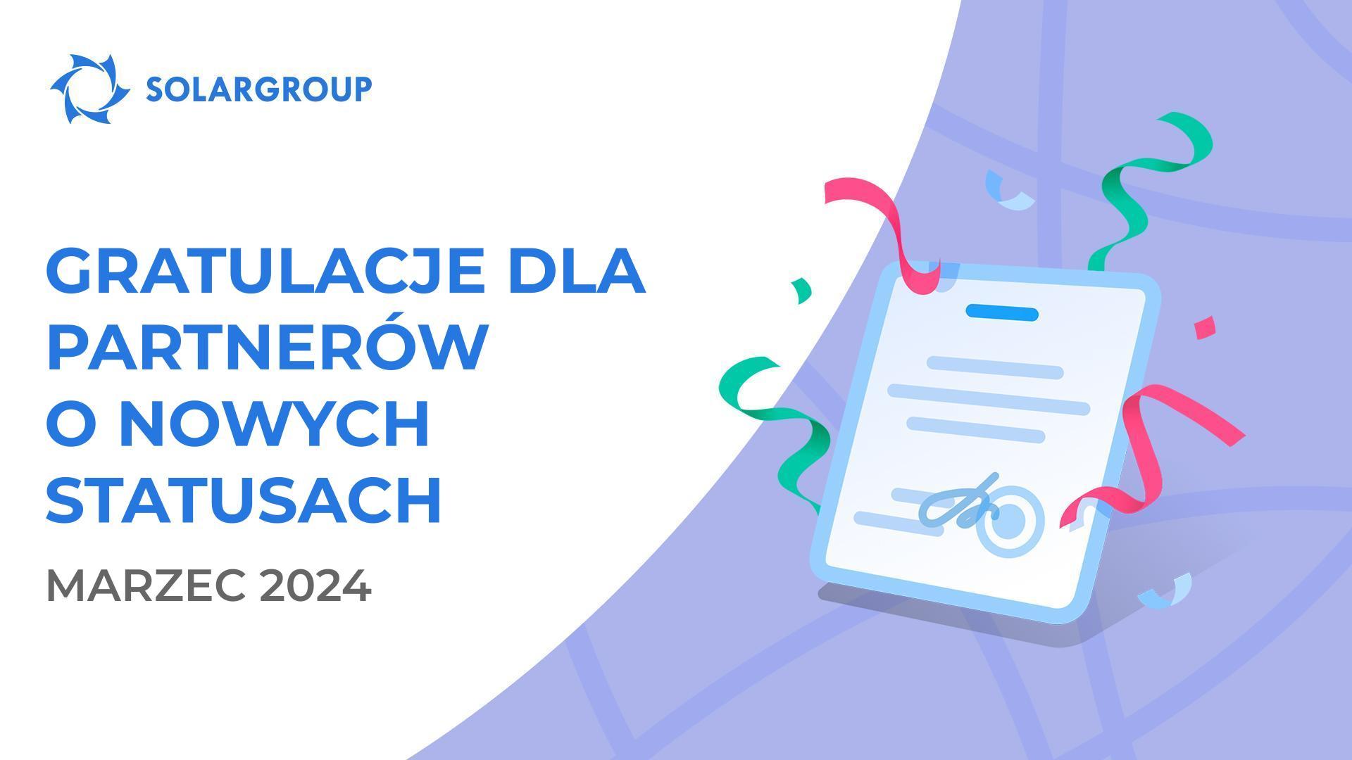 Witamy partnerów o nowych statusach! 👏