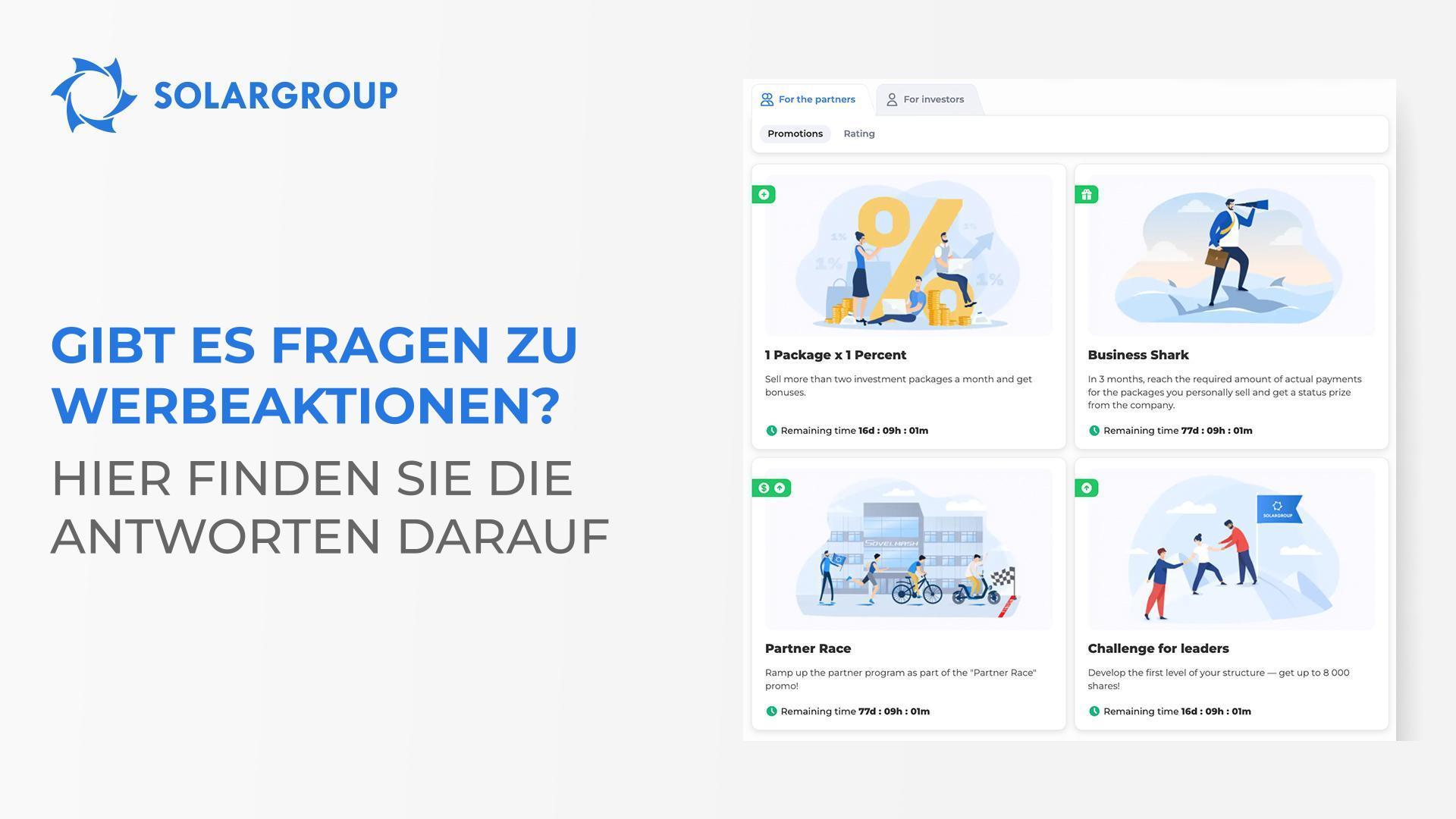 Gibt es Fragen zu Werbeaktionen? Hier finden Sie die Antworten darauf