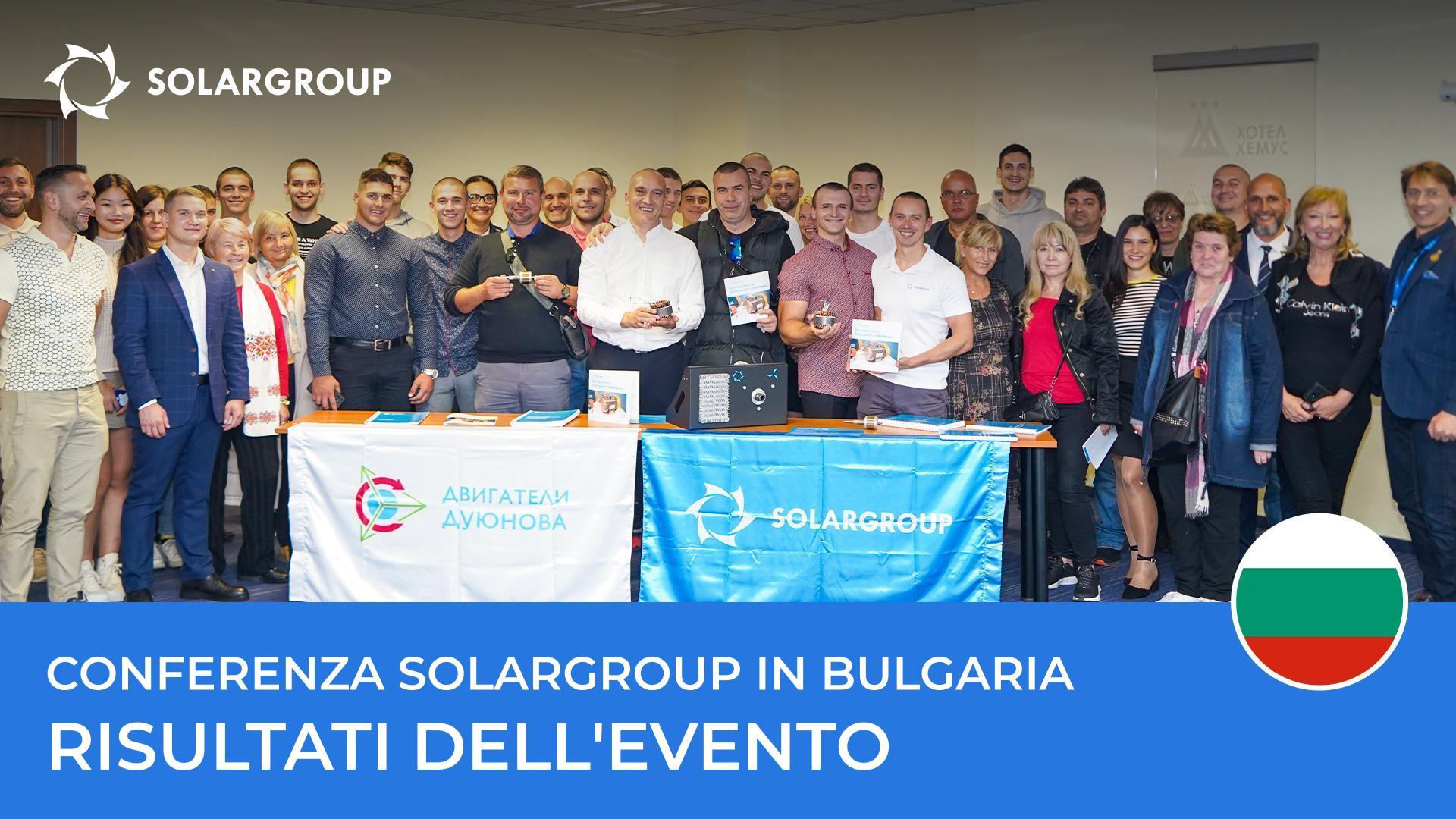 Conferenza SOLARGROUP in Bulgaria: risultati dell'evento