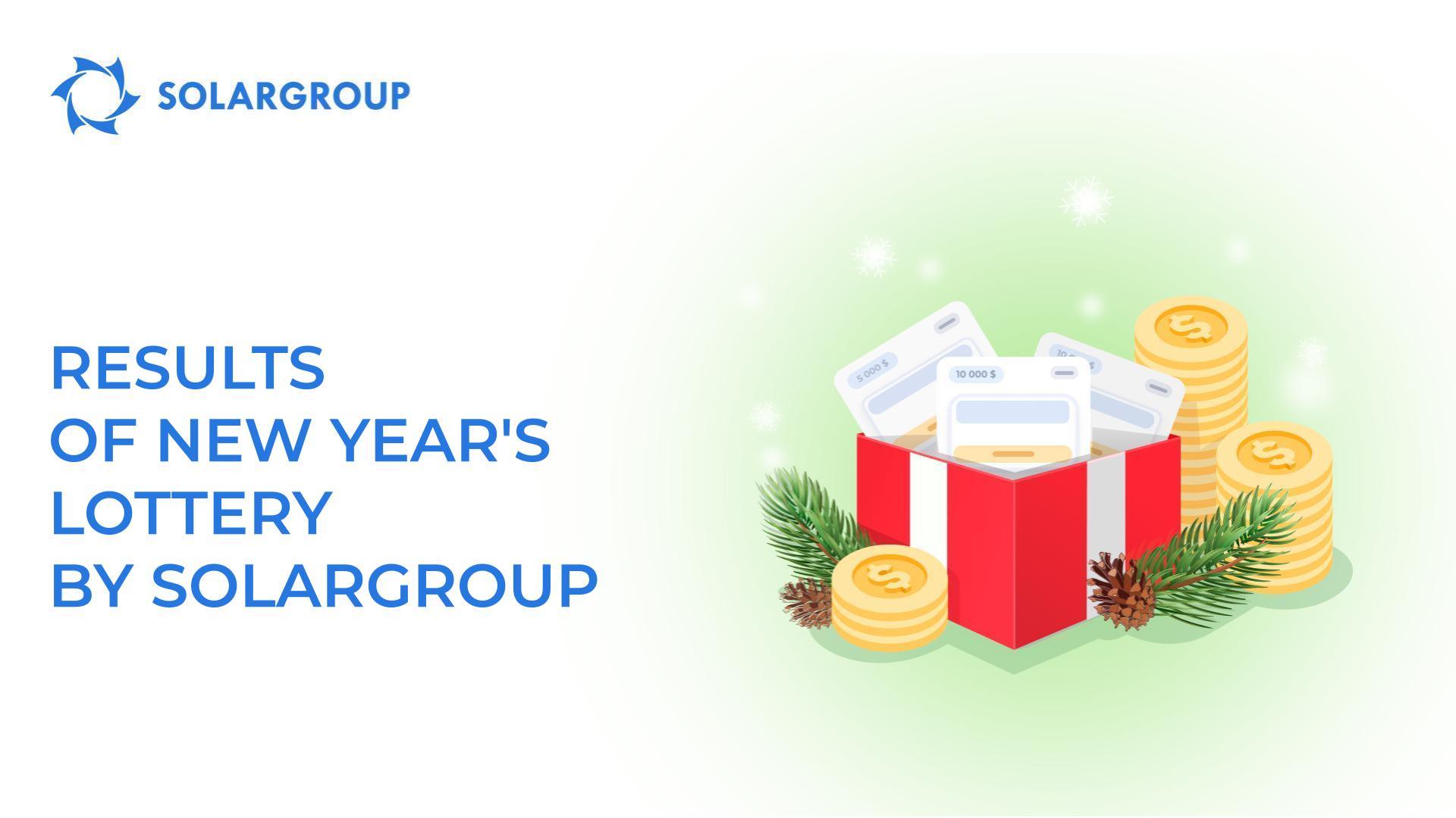 Results of the New Year's raffle of investment packages