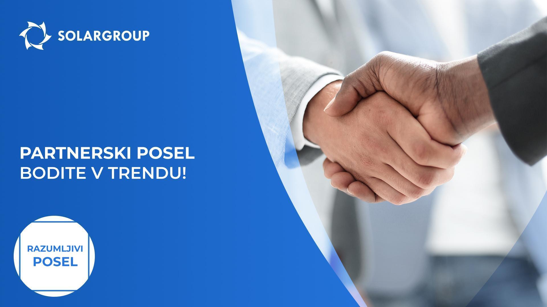 Partnerski posel: bodite v trendu! | Razumljivi posel