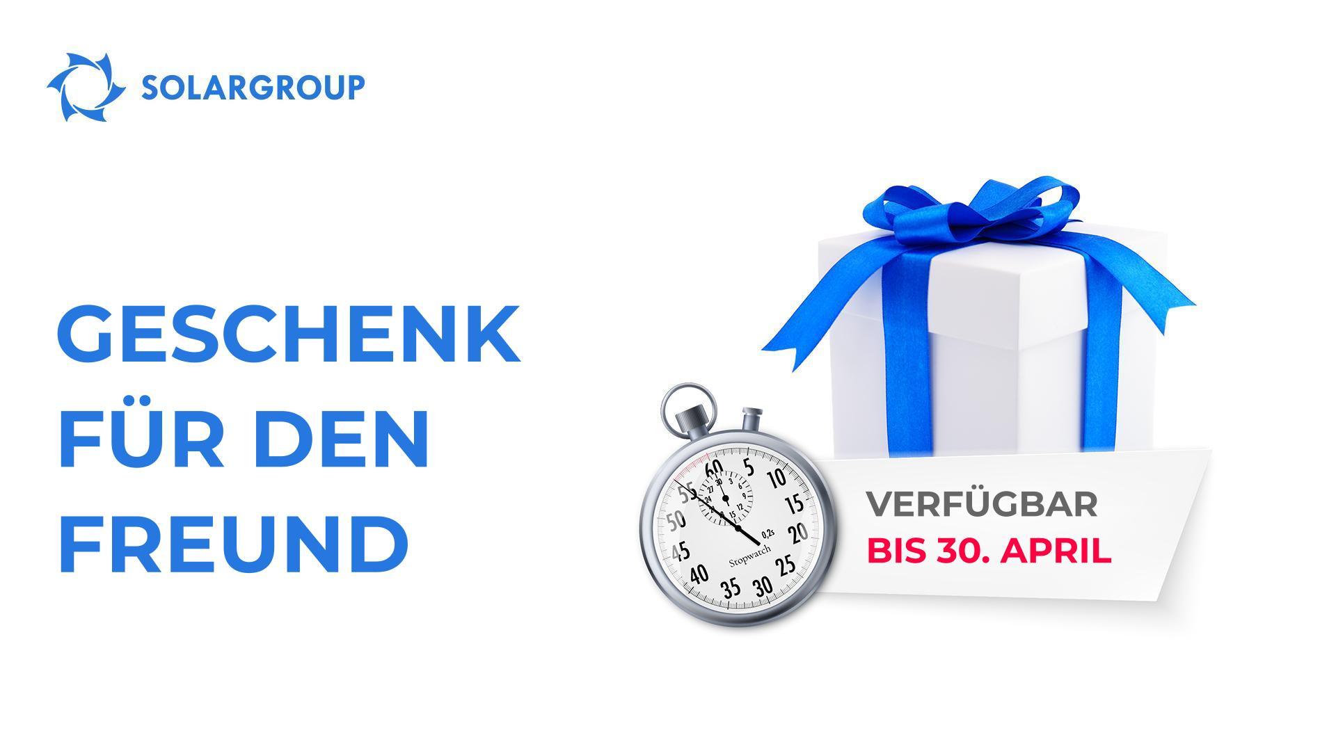 Die Option "Geschenk für den Freund" wird eingestellt