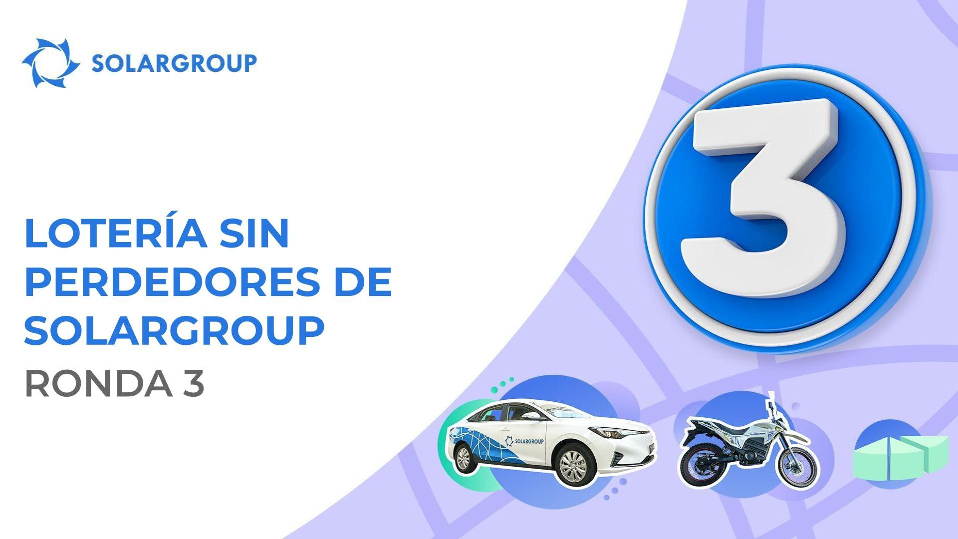 El 1 de diciembre comenzó la tercera ronda de la lotería de SOLARGROUP