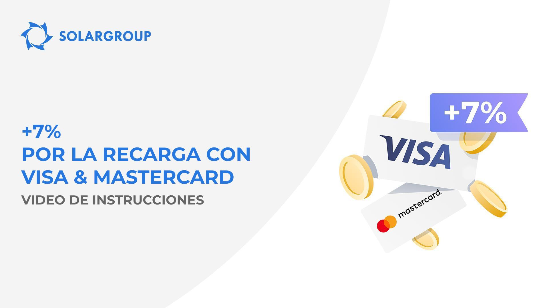 Cómo recargar la cuent principal y recibir una bonificación