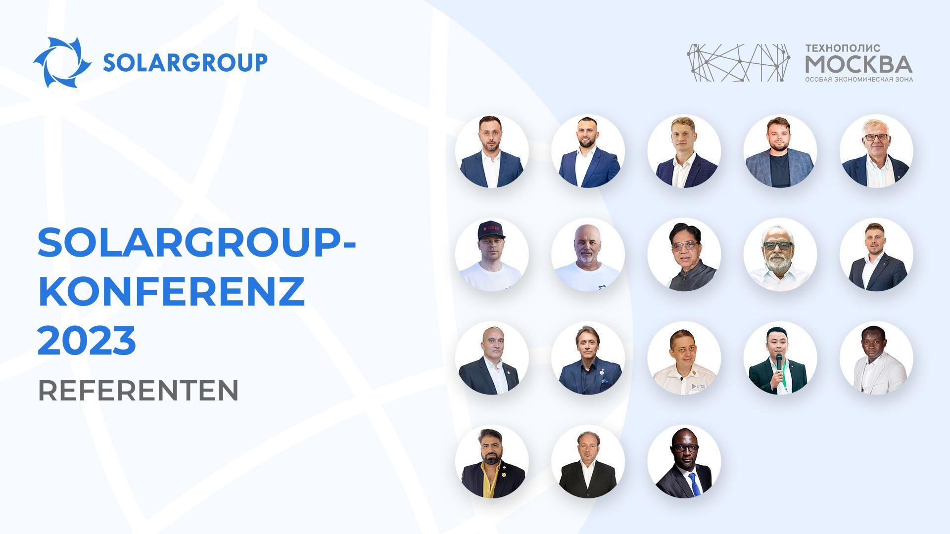 Wer tritt auf der Internationalen SOLARGROUP-Konferenz in Moskau auf?
