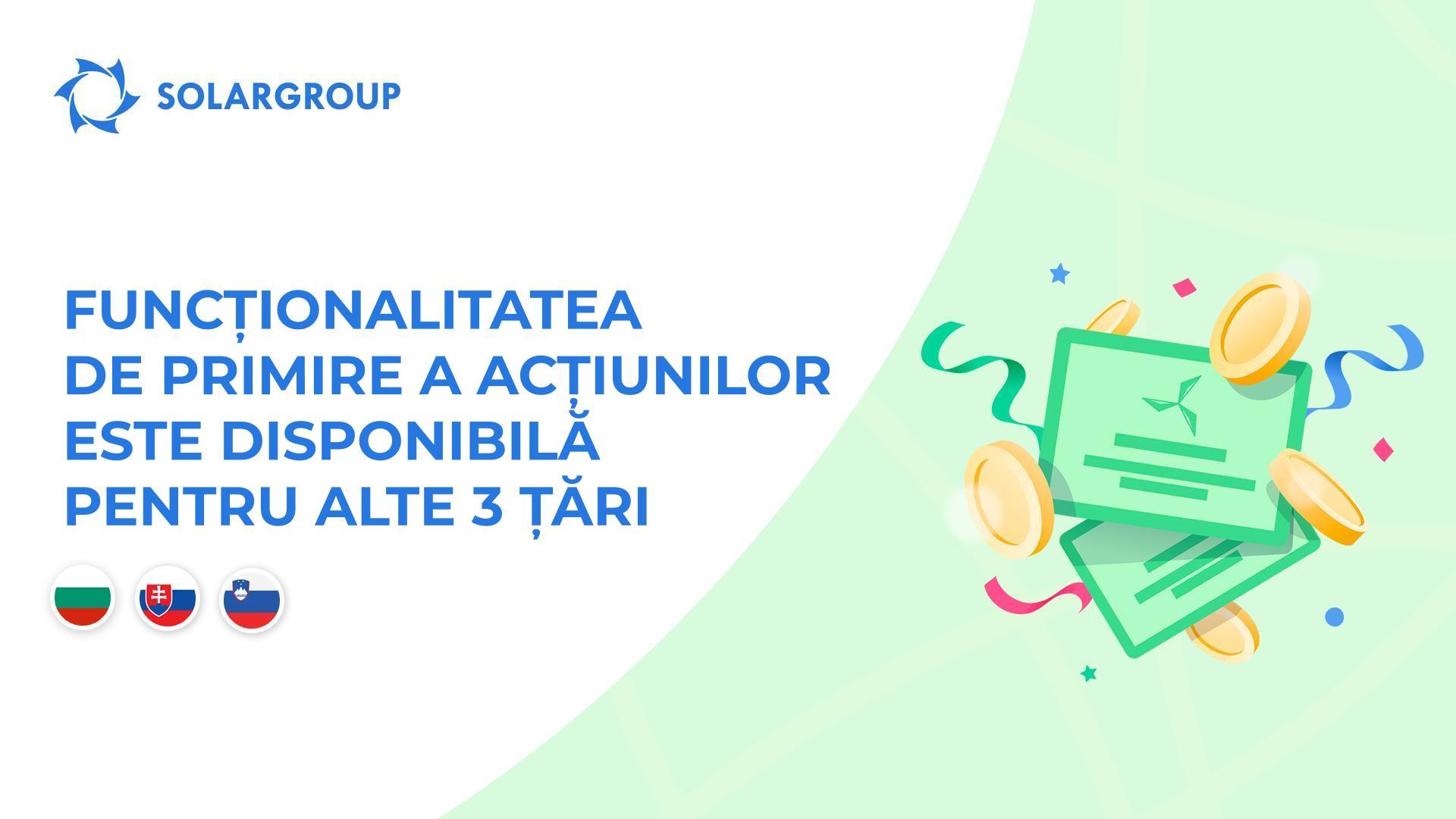 Oferim acces la funcționalitate în țările: Bulgaria, Slovacia și Slovenia