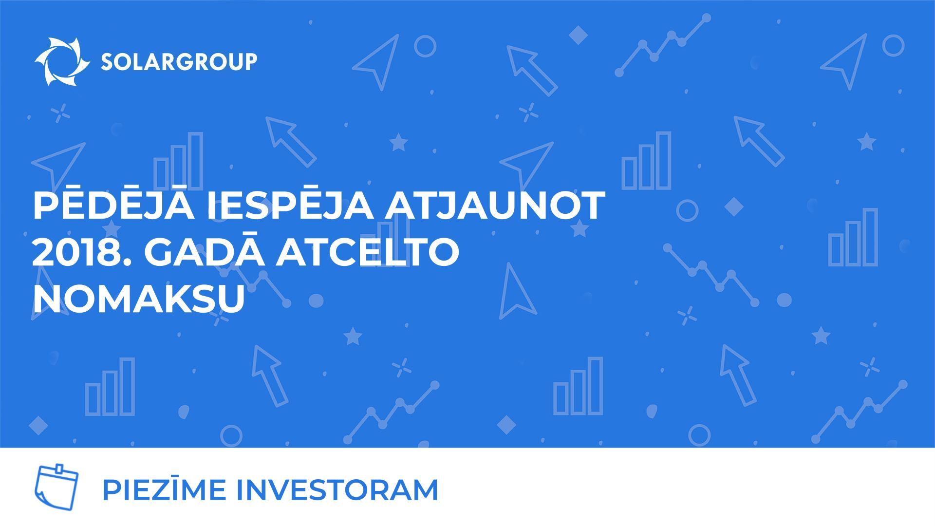 Paspējiet atgriezties projektā uz visizdevīgākajiem nosacījumiem