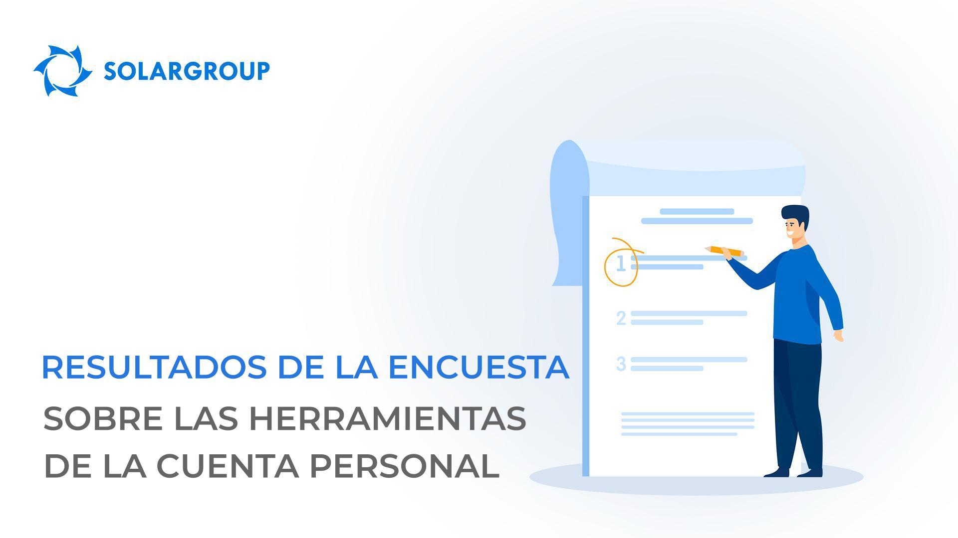 Resultados de la encuesta sobre las herramientas de la cuenta personal