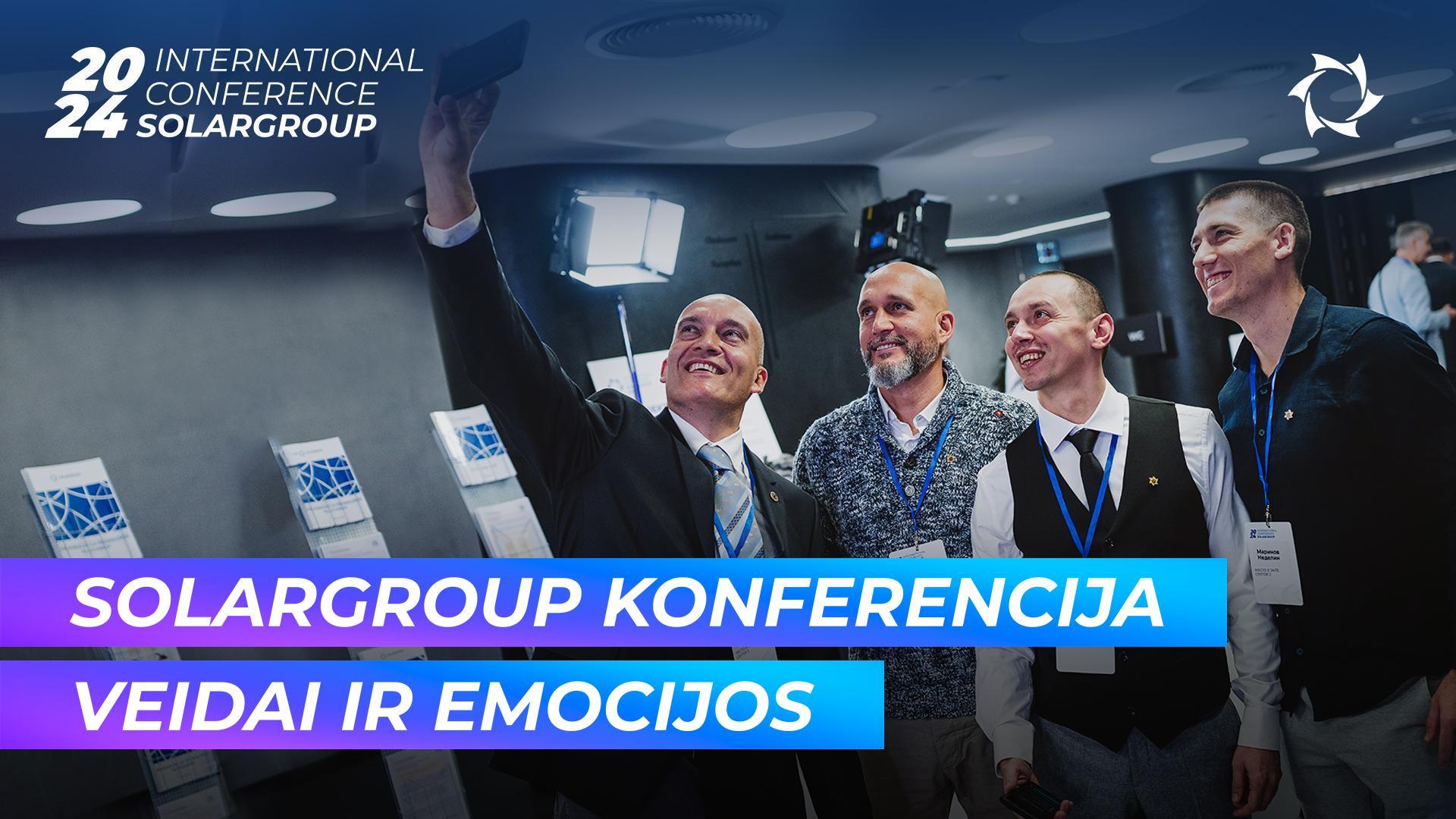 SOLARGROUP tarptautinė konferencija nuotraukose