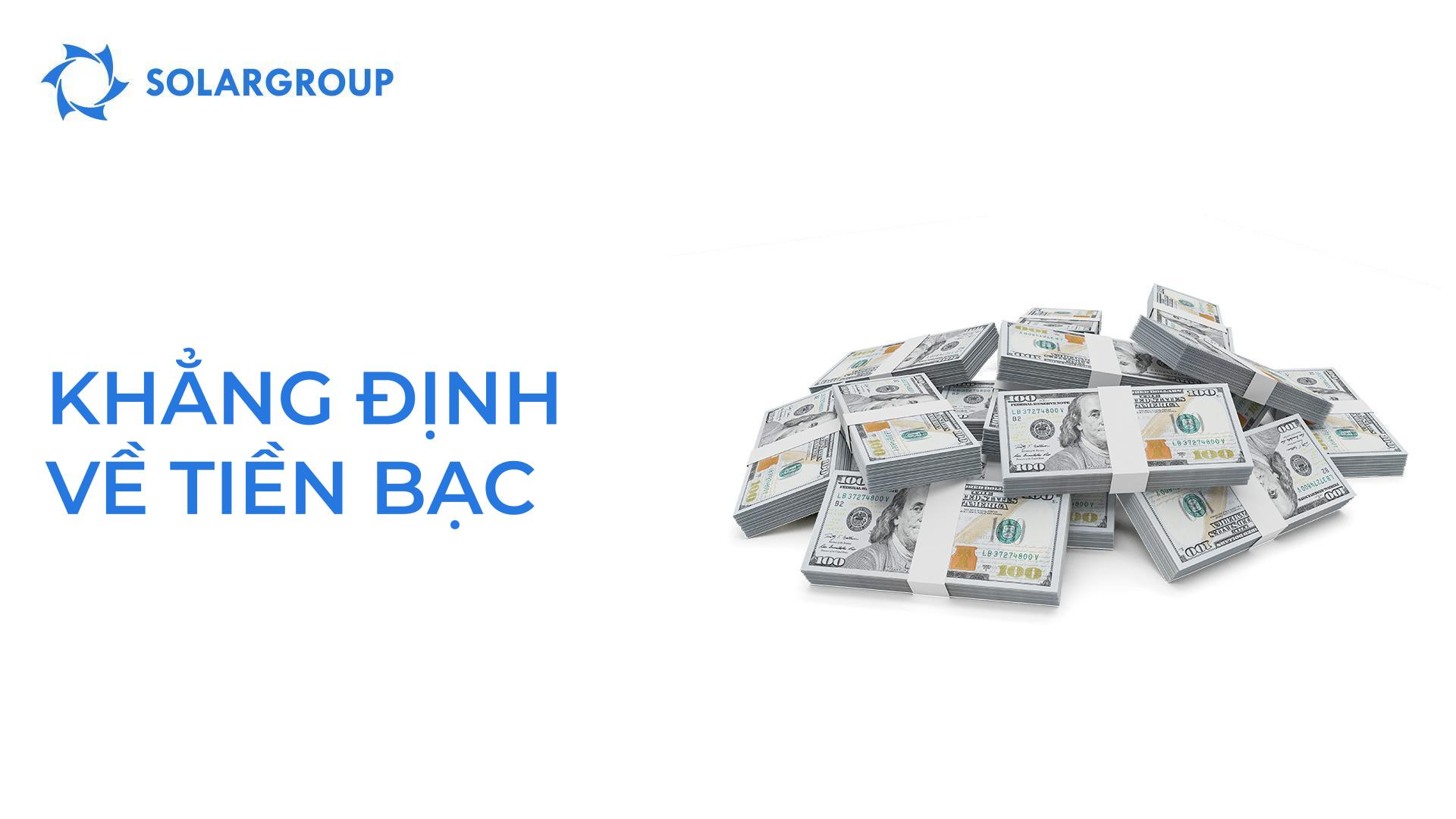 Khẳng định về tiền bạc