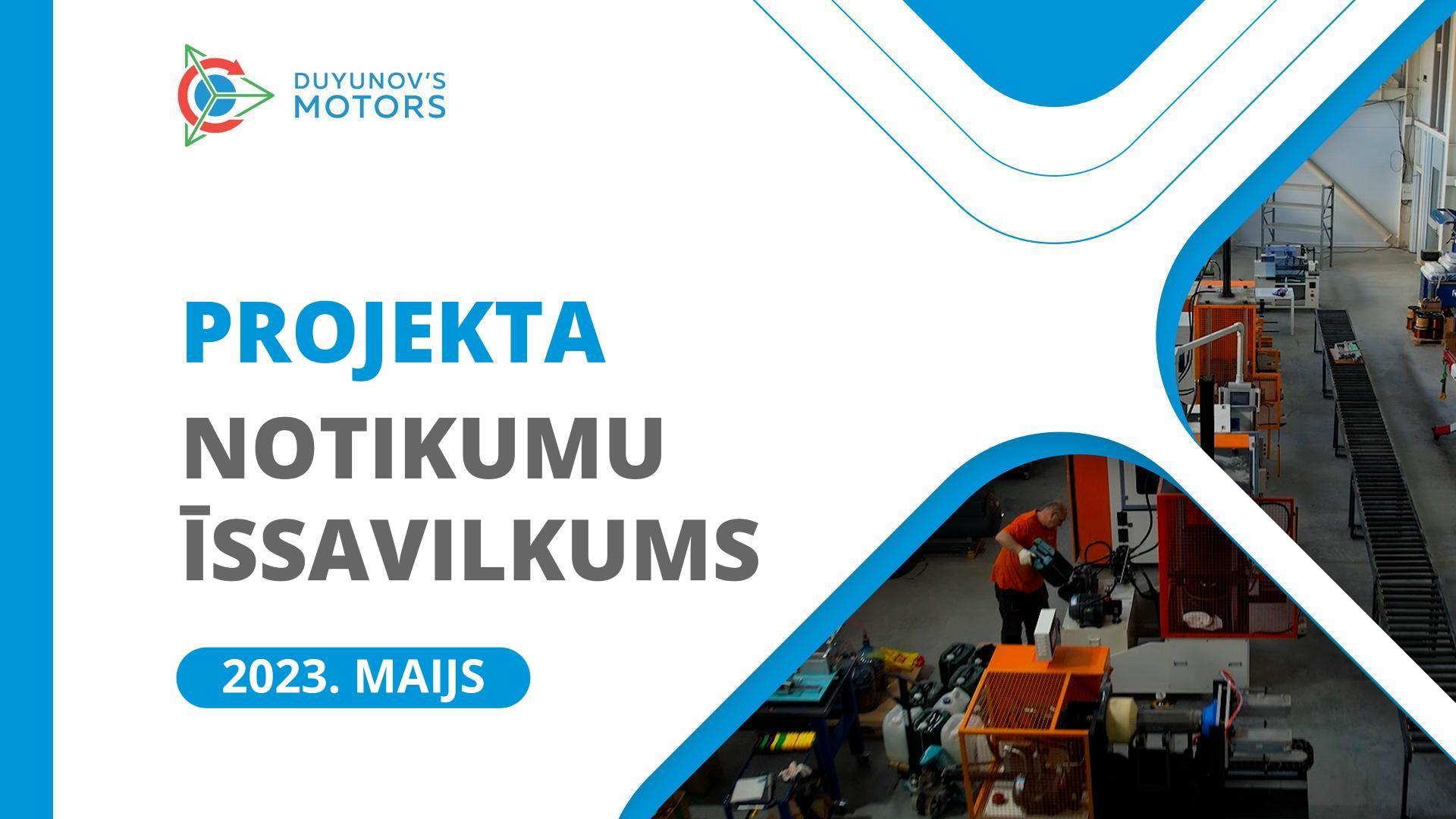 Projekta svarīgākie notikumi maijā