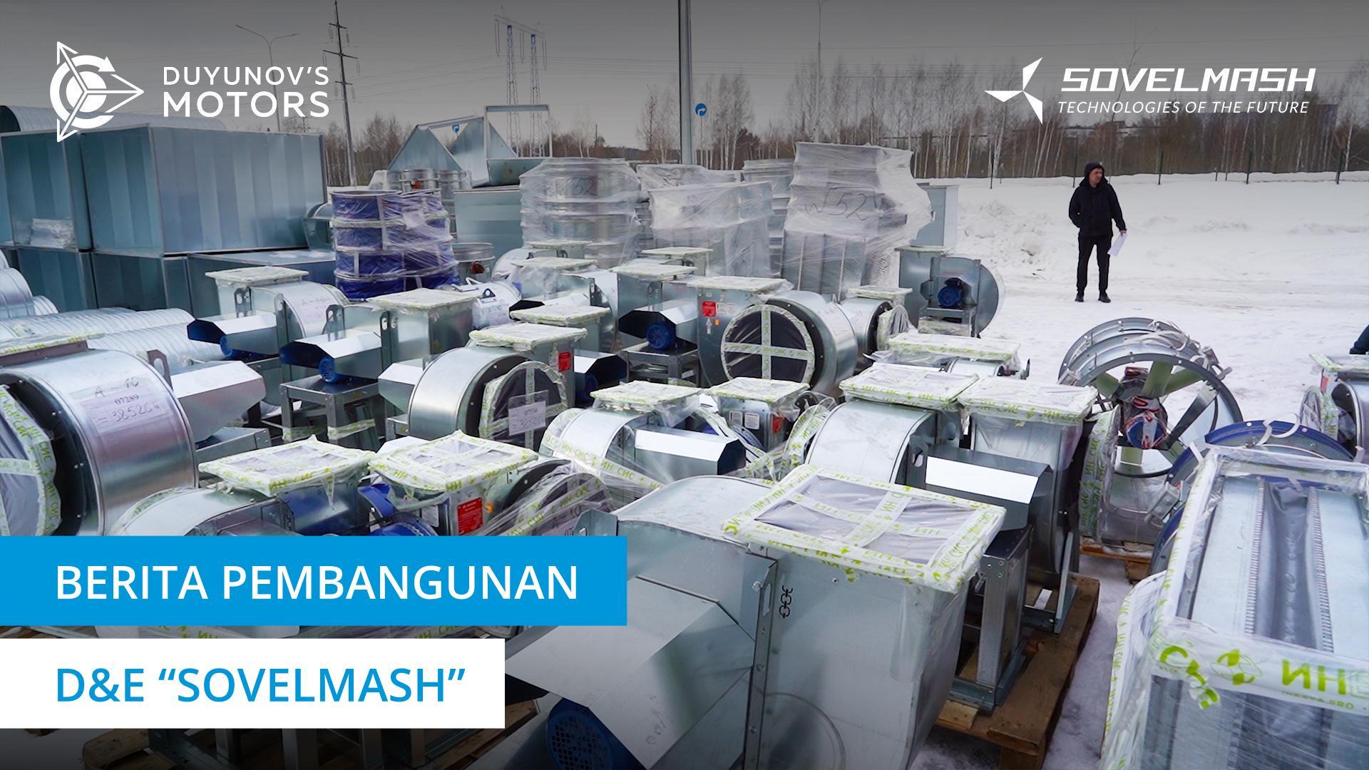 Pengiriman dan pembongkaran peralatan laser di D&E "Sovelmash"