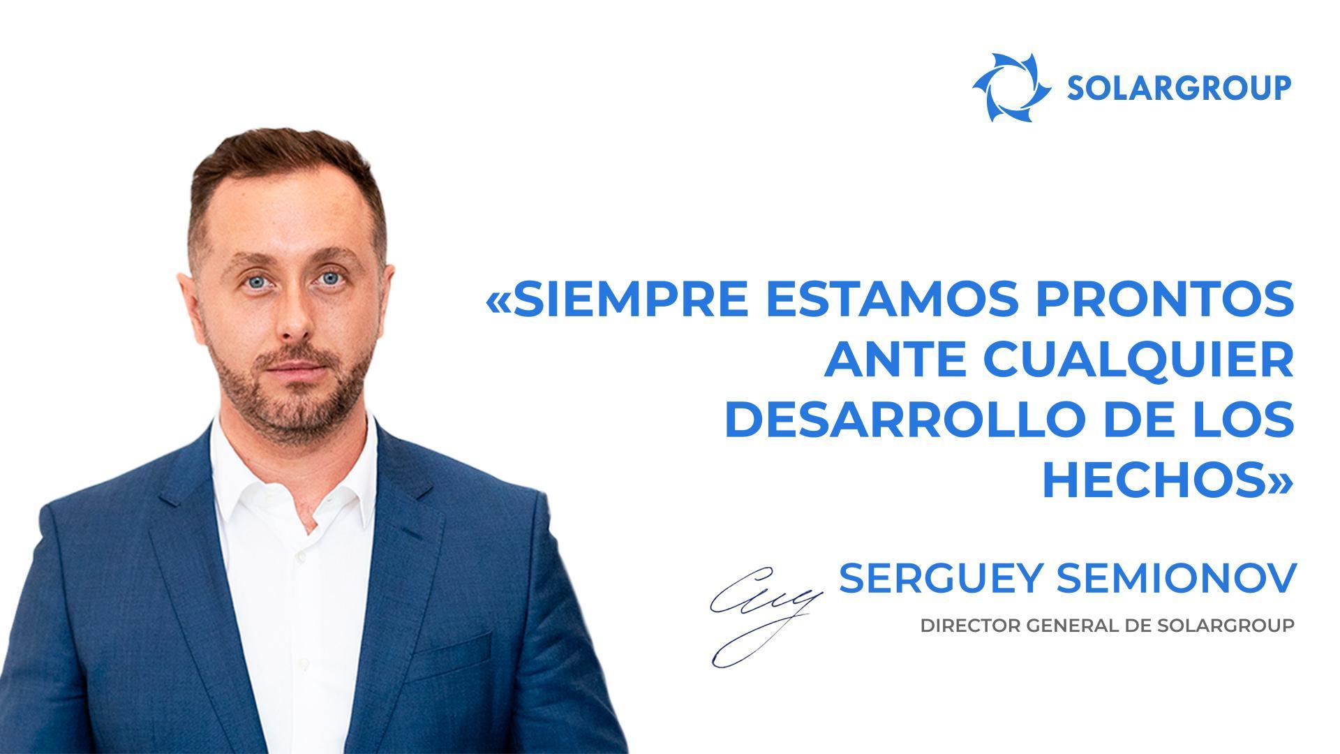 Siempre estamos prontos ante cualquier desarrollo de los hechos