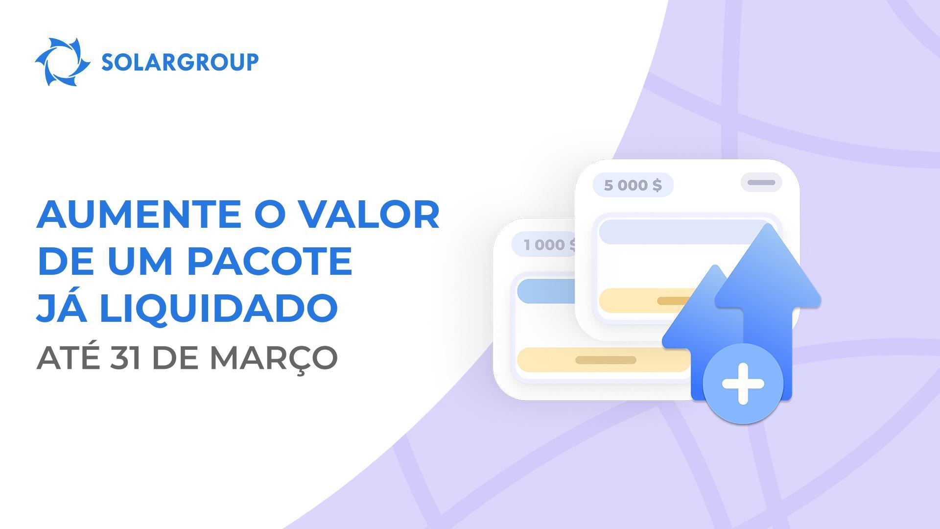 O melhor desconto para aumentar o valor de um pacote!