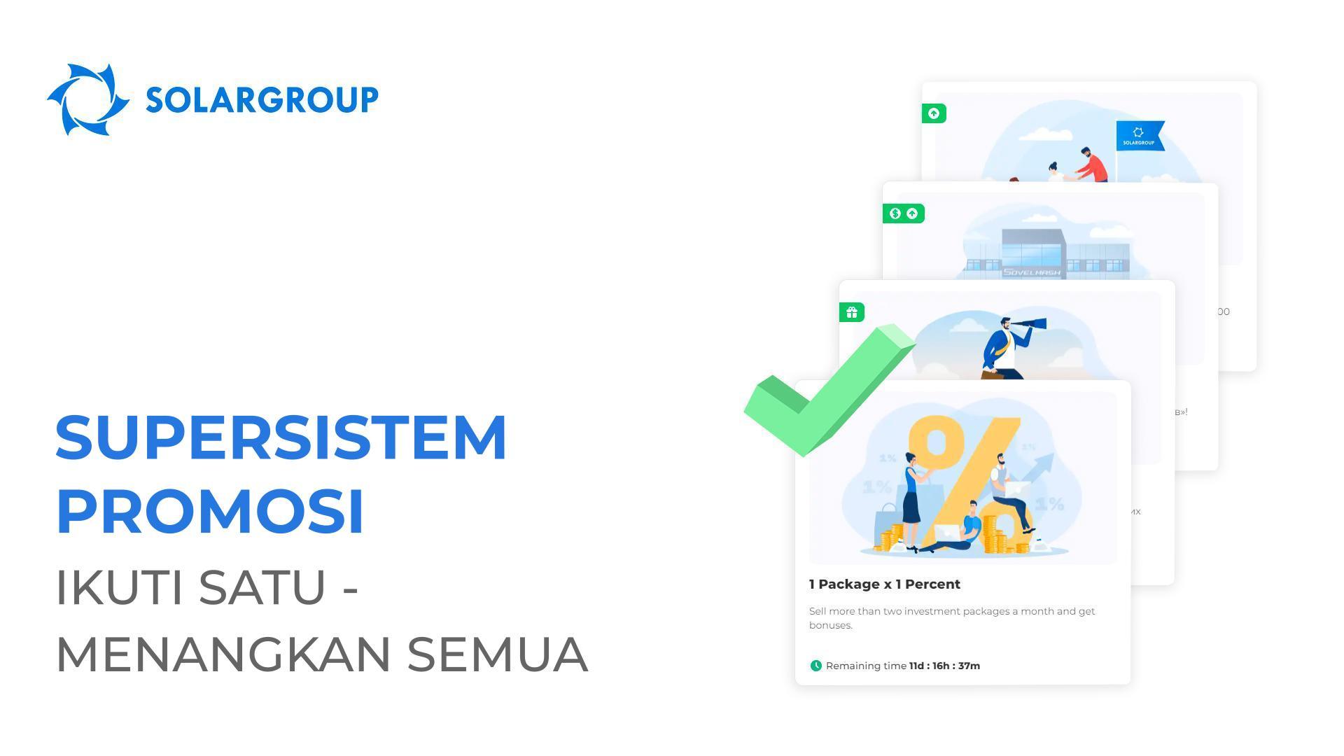 Supersistem promosi: ikuti satu - menangkan semua