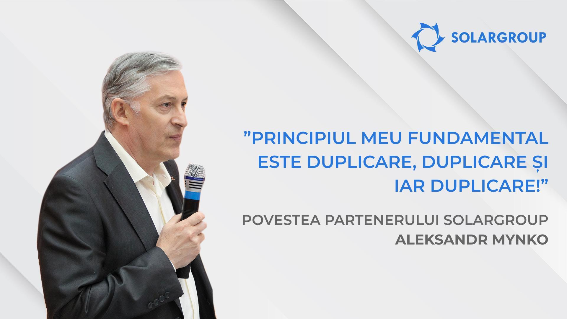 Mă bucur că nu am trecut pe lângă astfel de oameni și pe lângă un astfel de proiect | Povestea partenerului SOLARGROUP Aleksandr Mynko