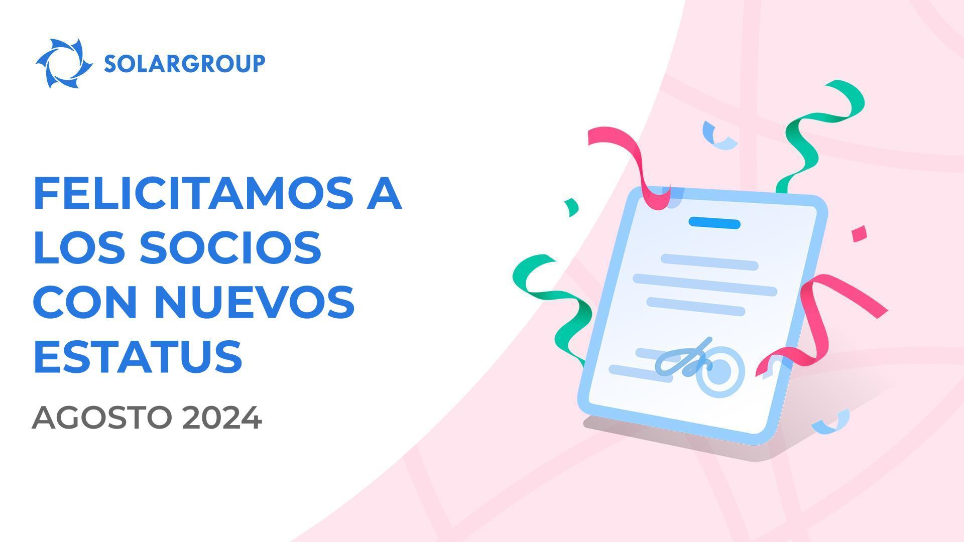 ¡Saludamos a los socios en sus nuevos estatus!👏