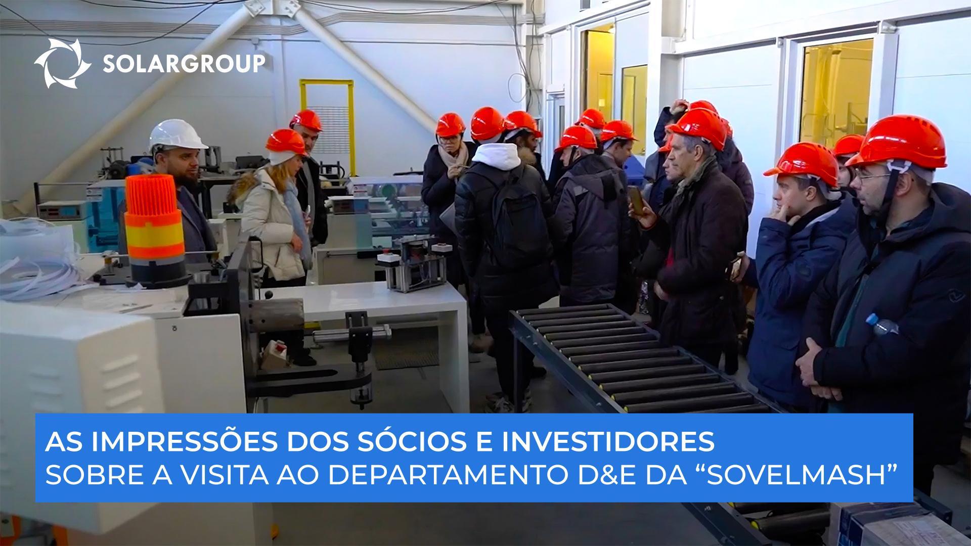 "O dinheiro é usado para o fim mais correto e adequado" - os convidados da "Sovelmash" constataram-no pessoalmente