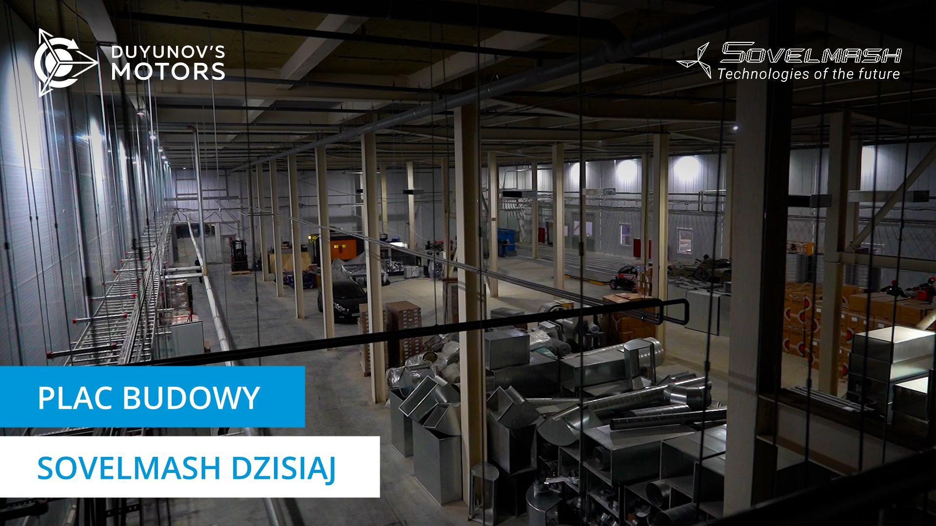 Pierwsze kiełki w Sovelmash: spacer wideo po placu budowy