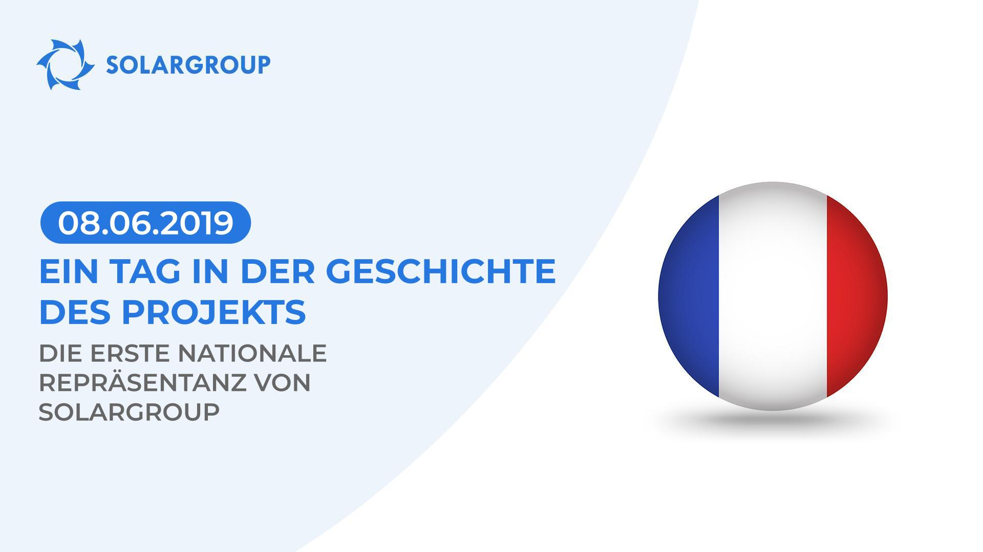 Der 8. Juni 2019 ist ein besonderes Datum in der Geschichte des Projekts