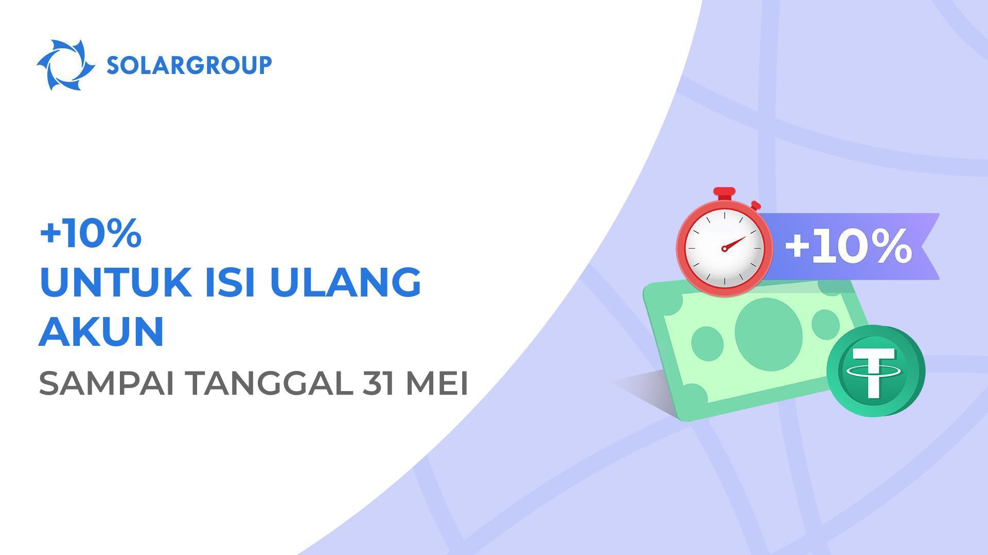 Segera isi ulang akun Anda menggunakan USDT