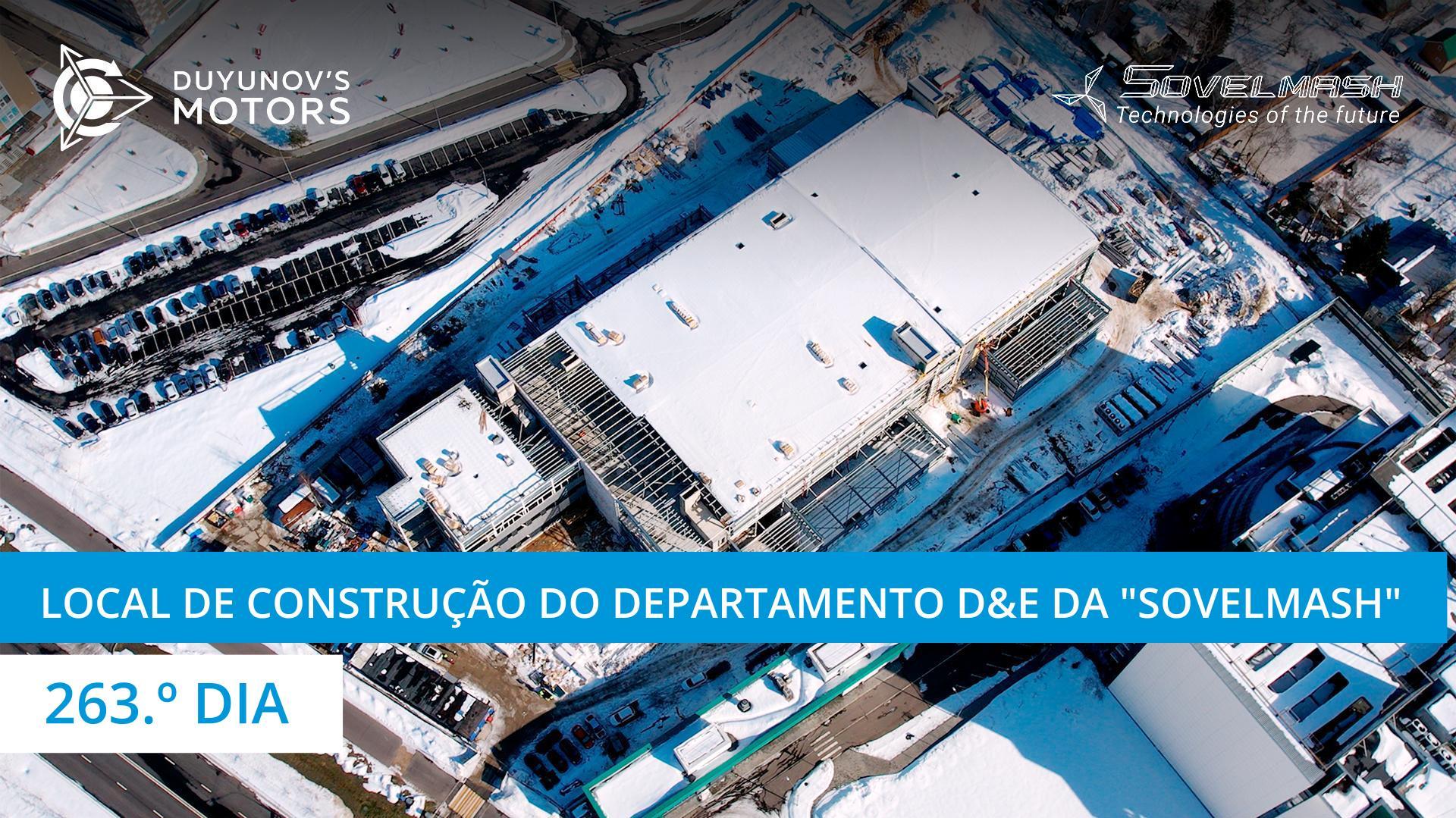 Construção do departamento D&E da "Sovelmash": uma nova etapa de atividades -a instalação de janelas
