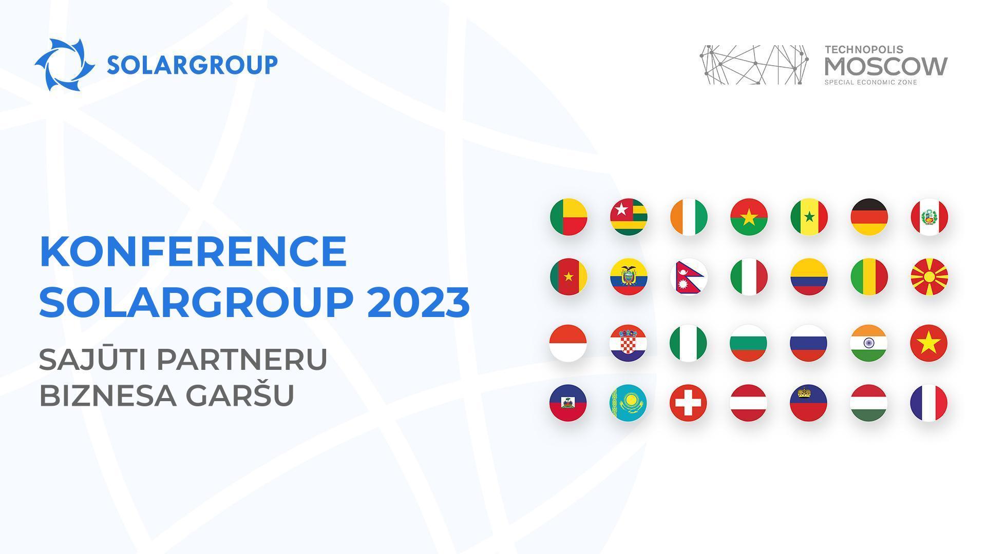 Konference SOLARGROUP 2023: sajūti partneru biznesa garšu
