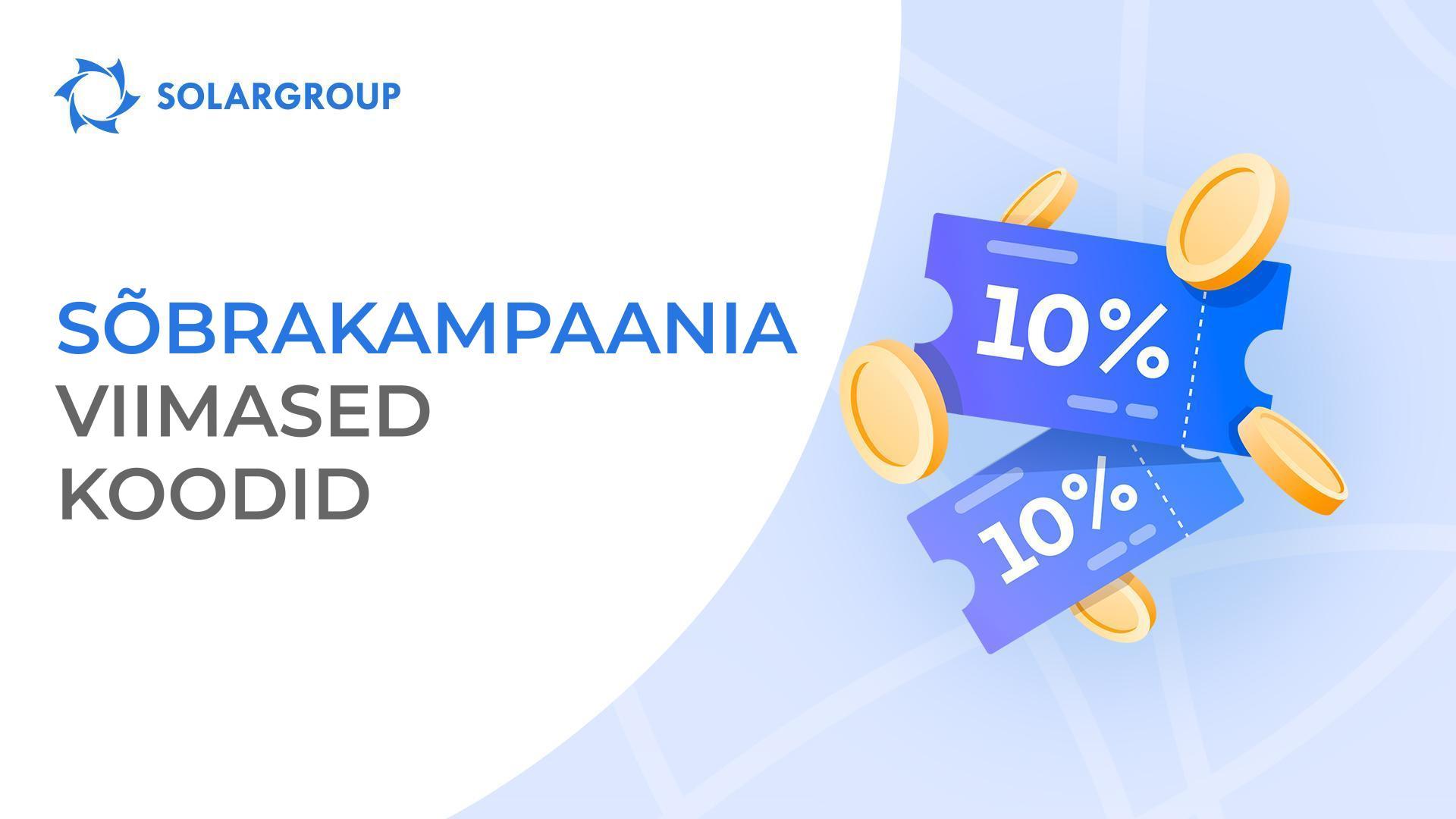 Kiirustage, et osta uus pakett ja saada 10% lisaosakuid!