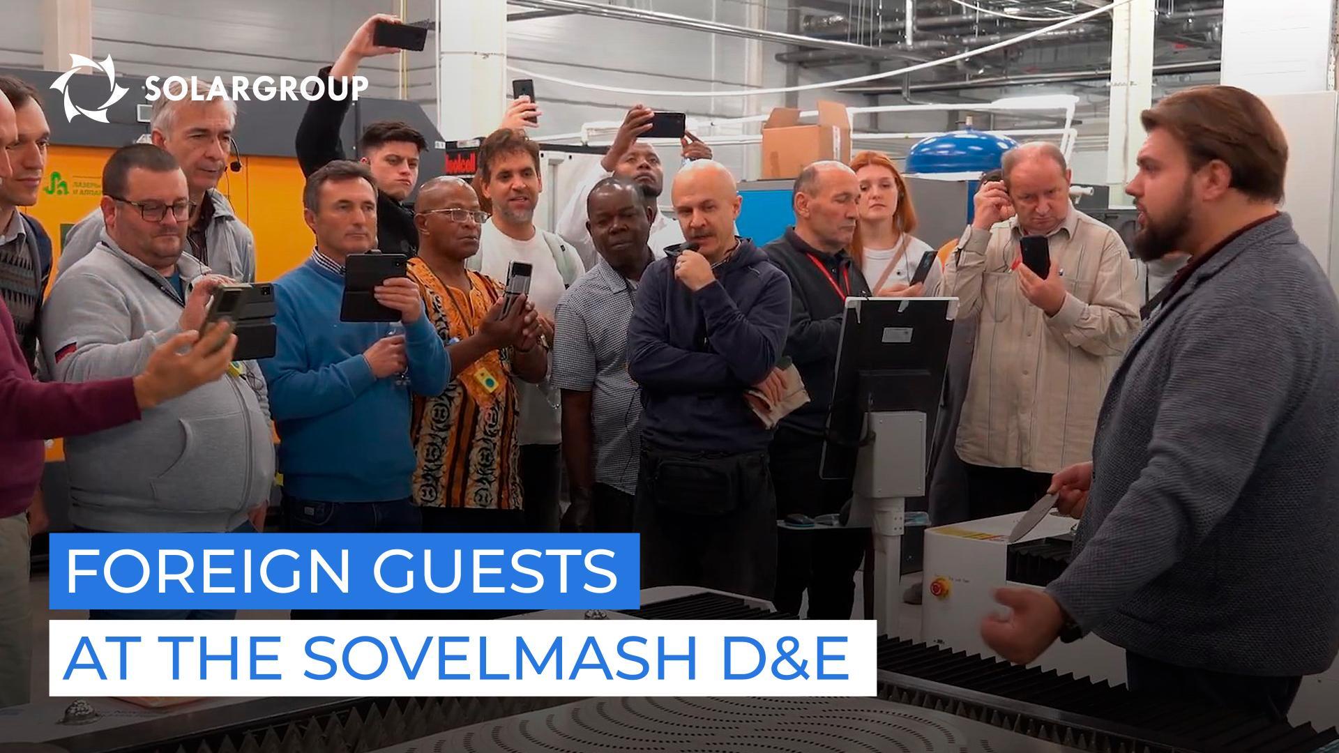 How did the Sovelmash D&E impress foreign investors and partners?