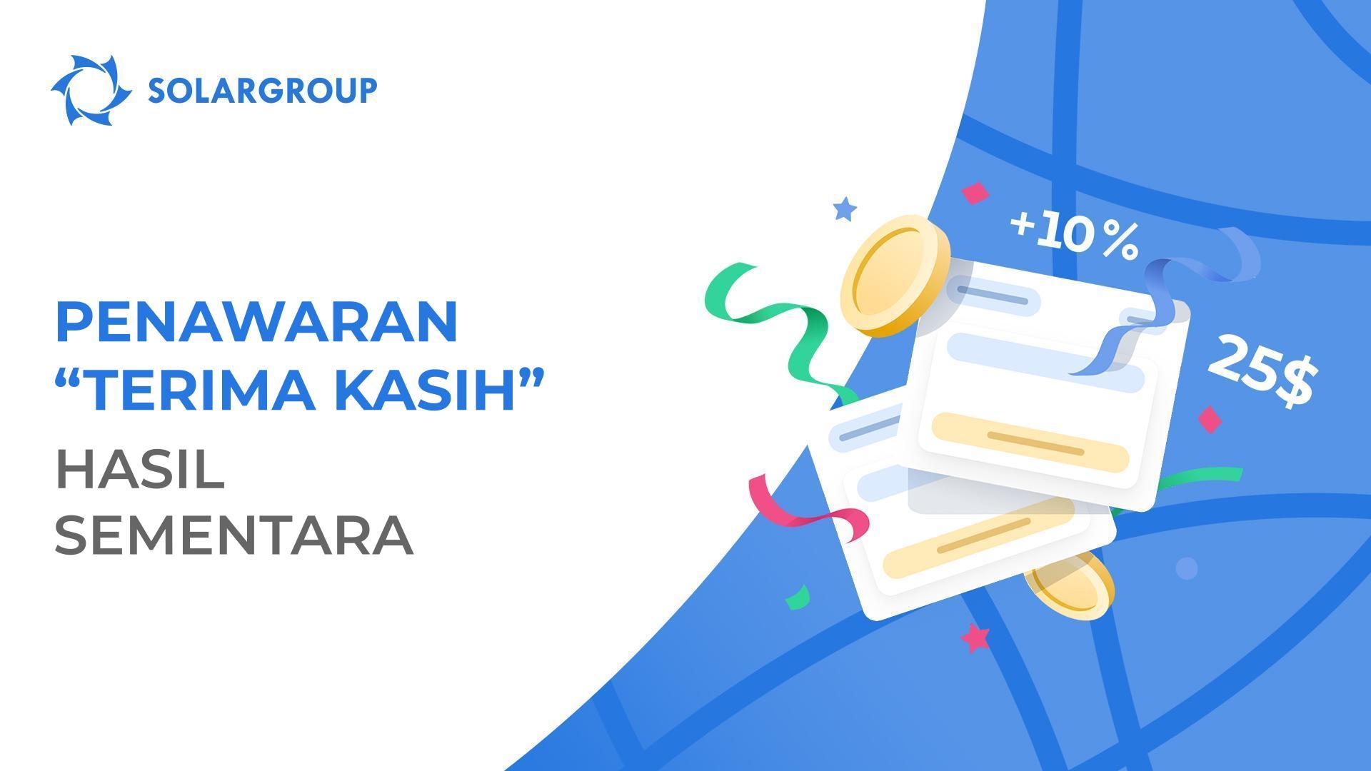 Rekor target investasi tertinggi dan antrean untuk mendapatkan kode promosi: penawaran "Terima Kasih" beraksi