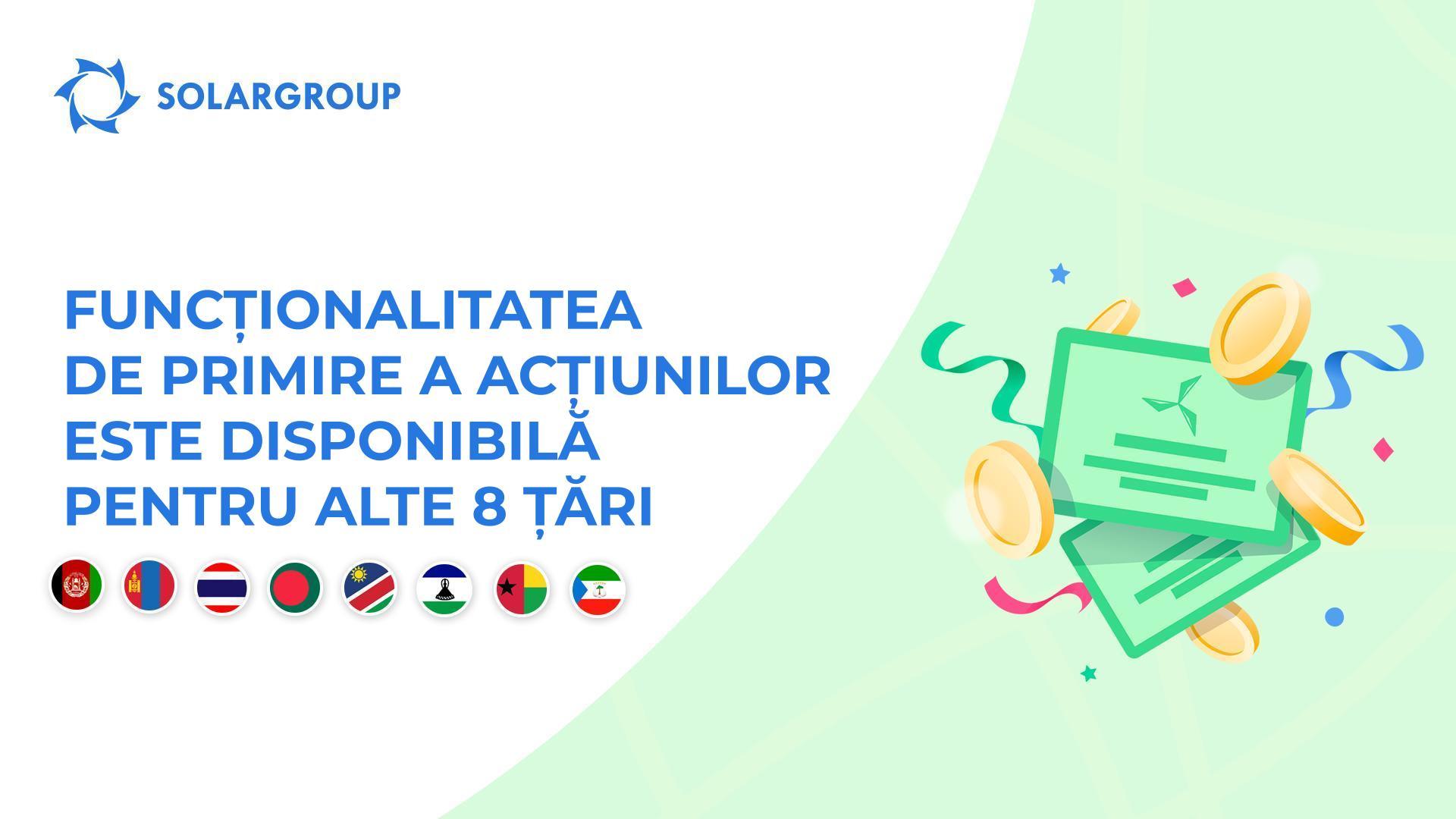 Oferim acces la funcționalitate în țările: Afganistan, Mongolia, Thailanda, Bangladesh, Namibia, Lesotho, Guineea-Bissau și Guineea Ecuatorială