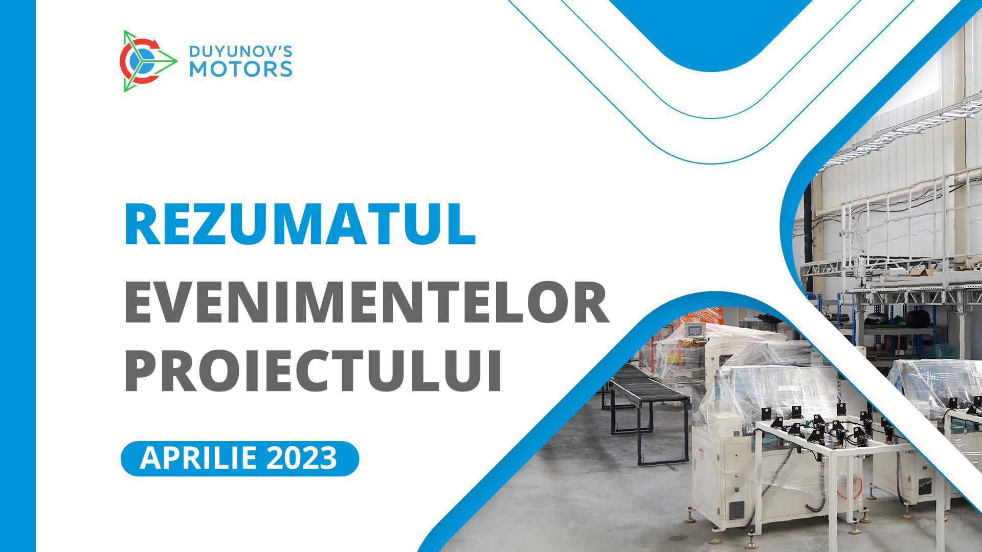 Cele mai importante evenimente ale proiectului din luna aprilie