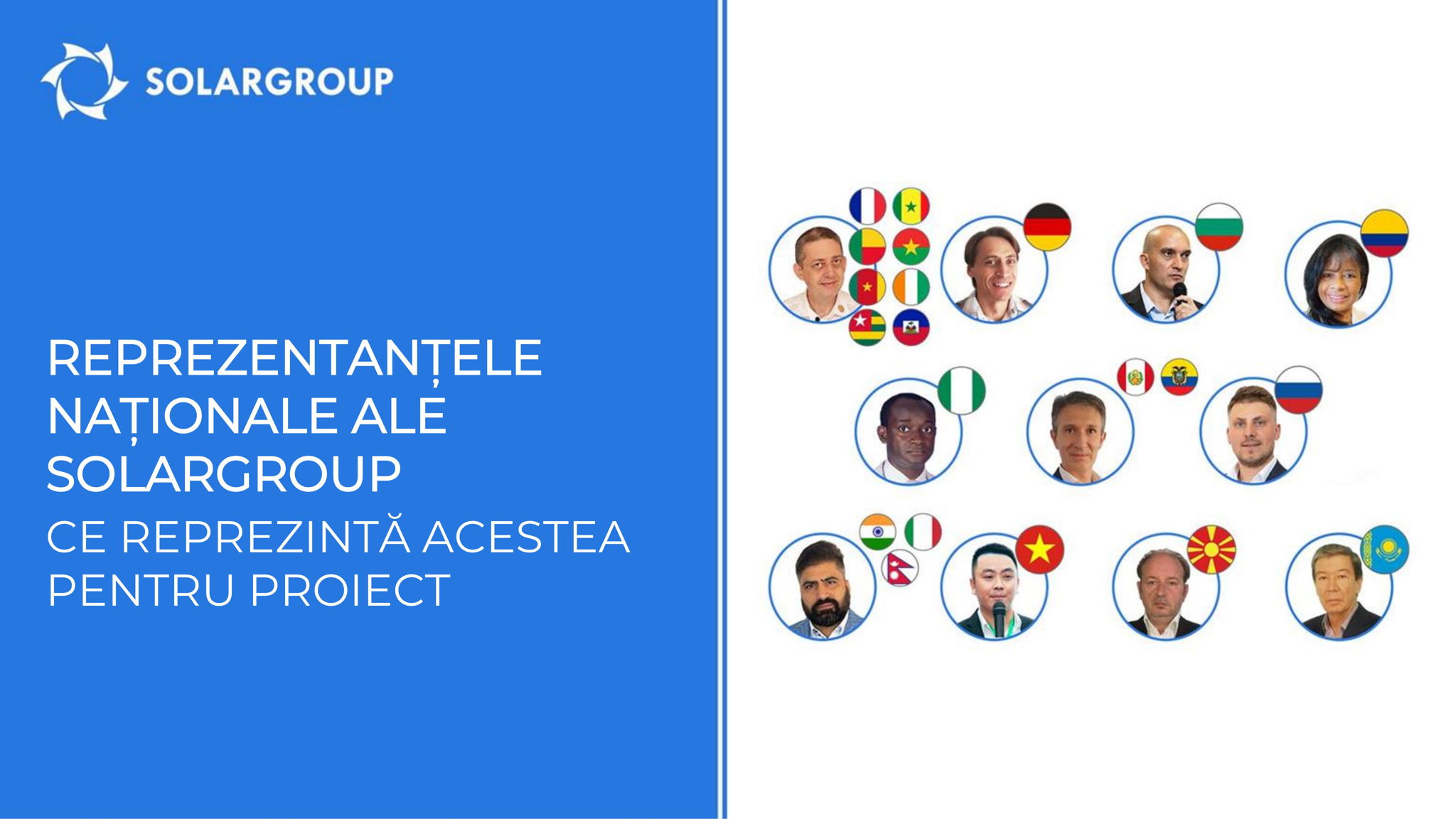 Reprezentanțele naționale ale SOLARGROUP: ce reprezintă acestea pentru proiect